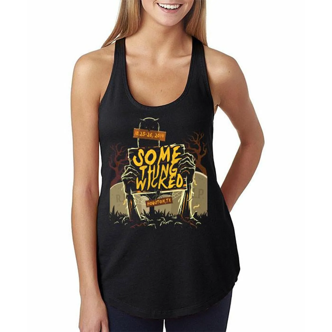 Something Wicked Festival Graveyard Women's Racerback Tank