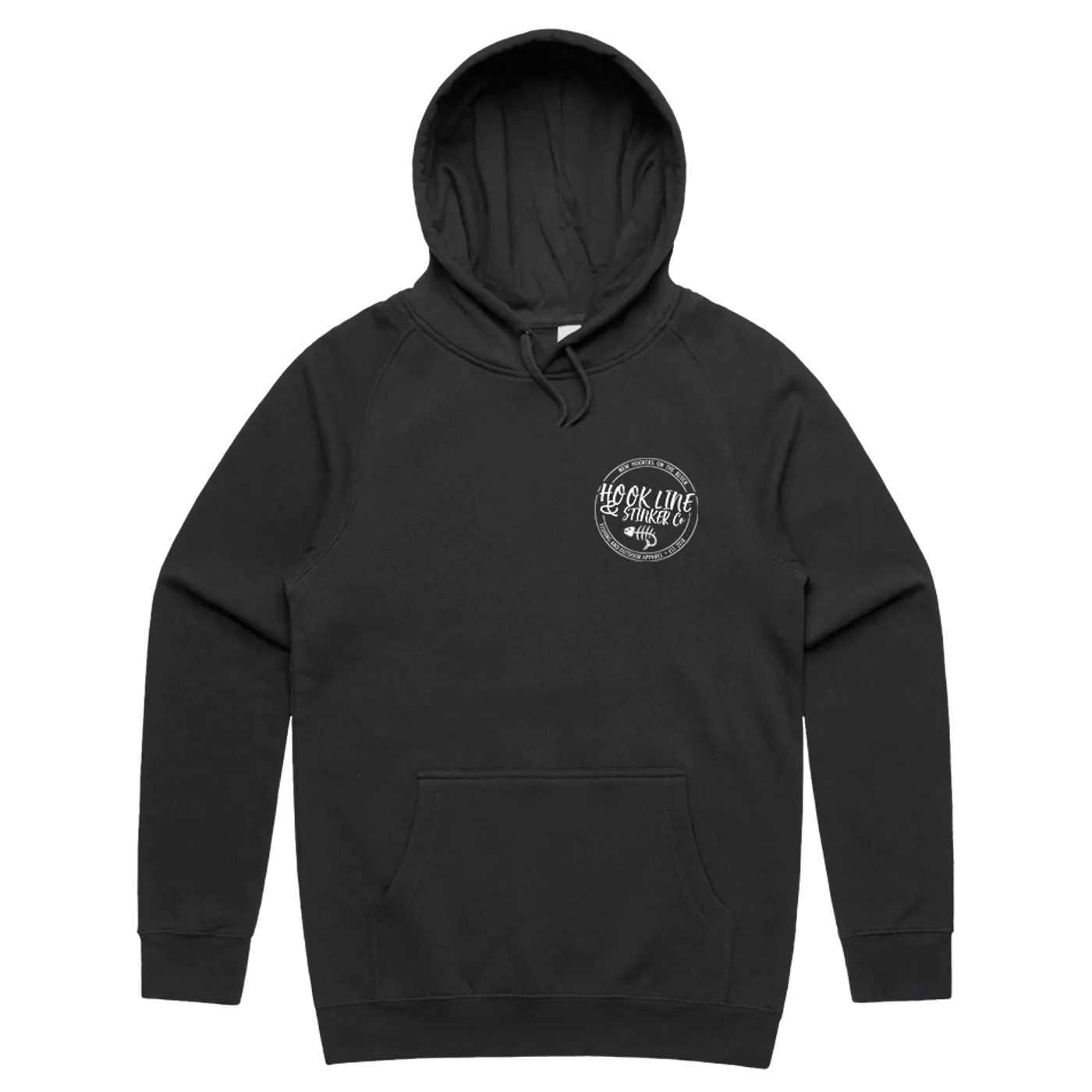 Hook Line And Stinker Co "Logo" Black Hoodie