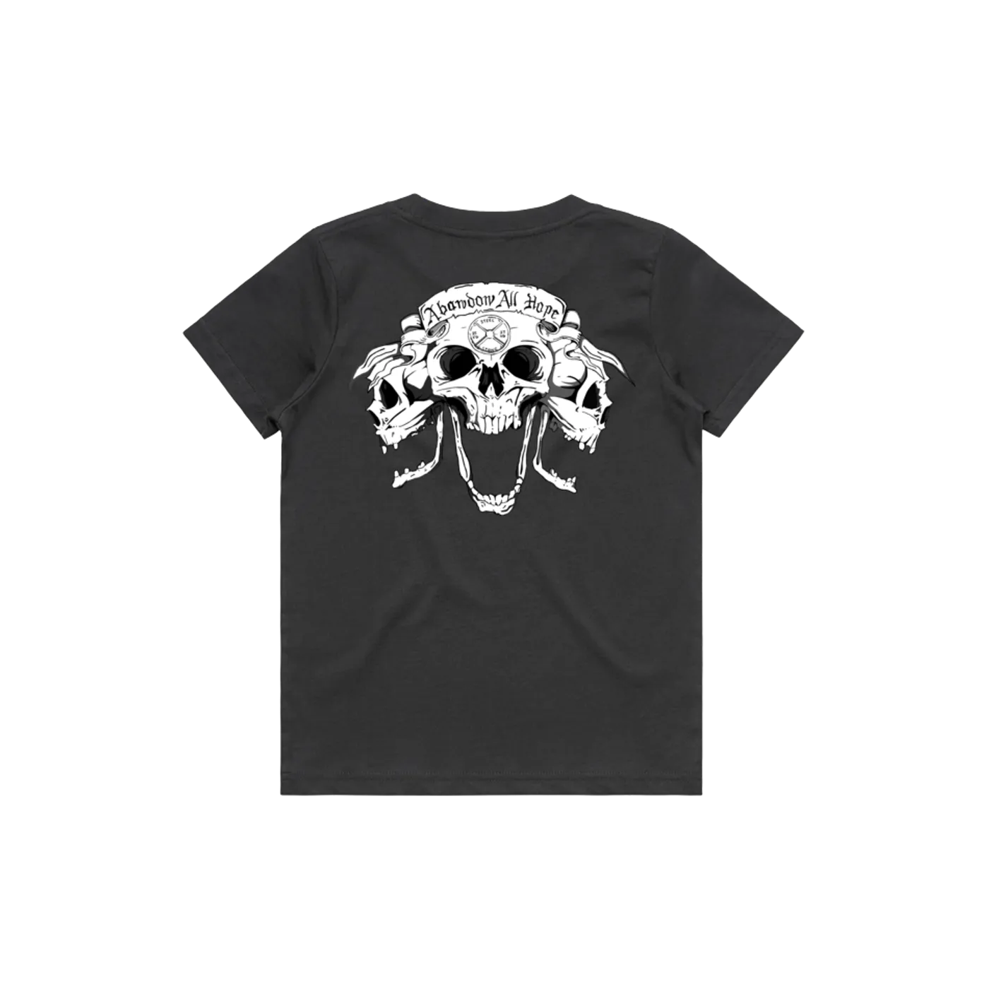 Steel And Stone Gym "Abandon All Hope" Youth T-Shirt