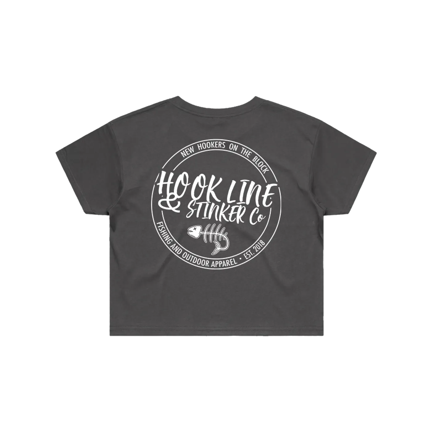 Hook Line And Stinker Co "Logo" Crop T-Shirt