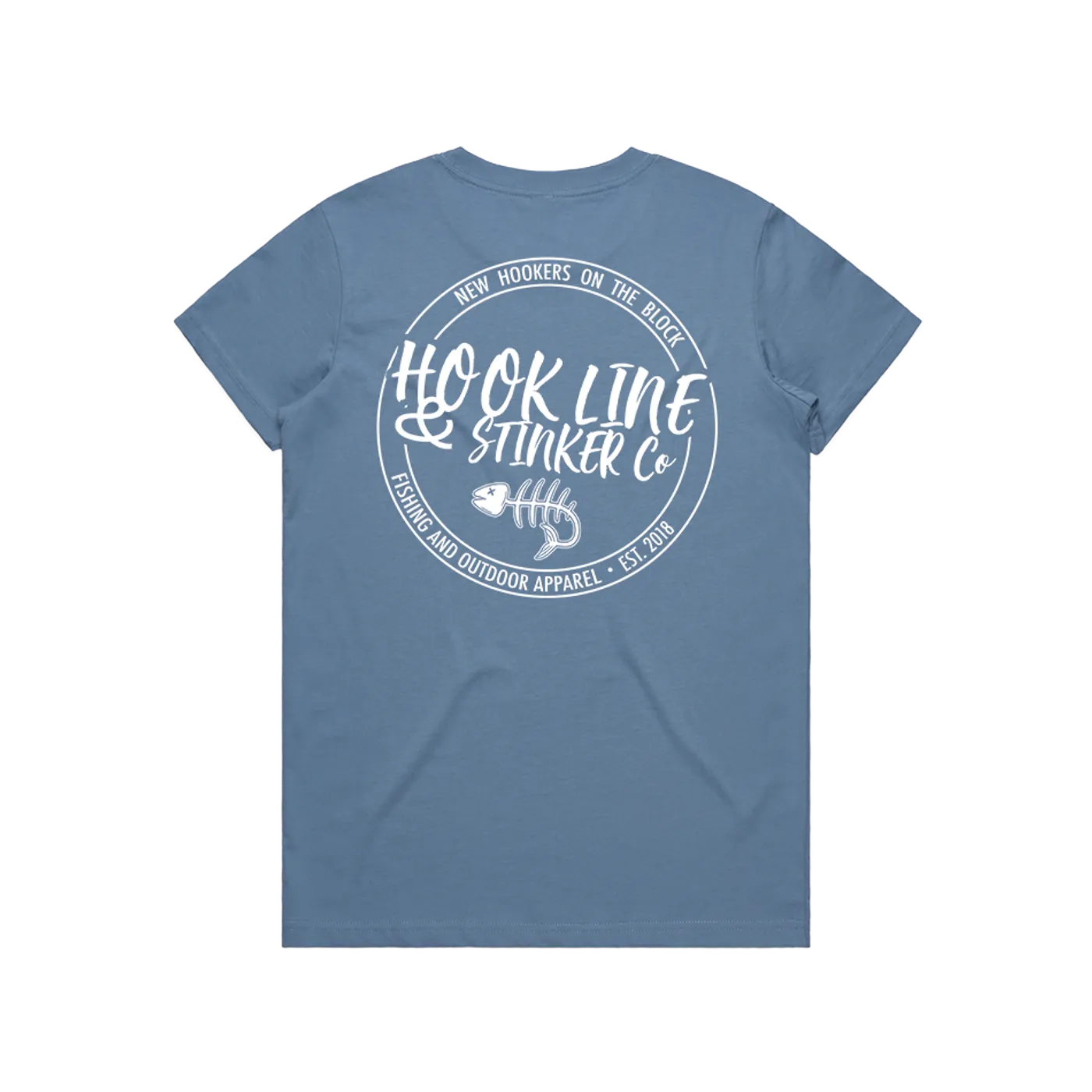Hook Line And Stinker Co "Logo" Womens T-Shirt