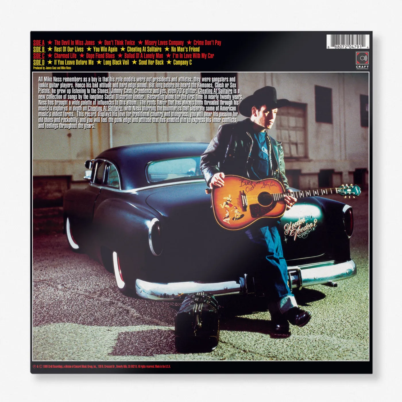 Mike Ness Cheating at Solitaire (2-LP) (Vinyl)