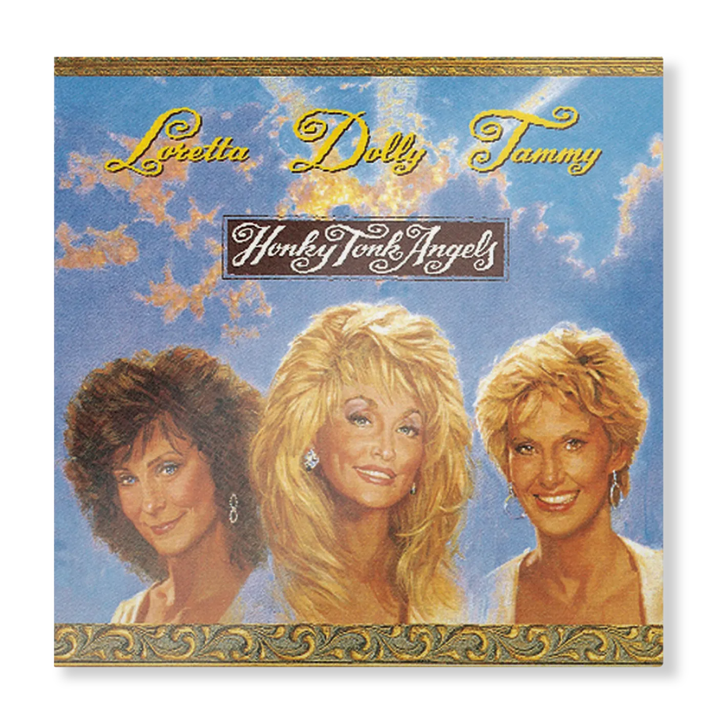 Tammy Wynette Honky Tonk Angels (with Dolly Parton & Loretta Lynn) (CD) + Tammy Wynette Tour Bus T-Shirt Bundle