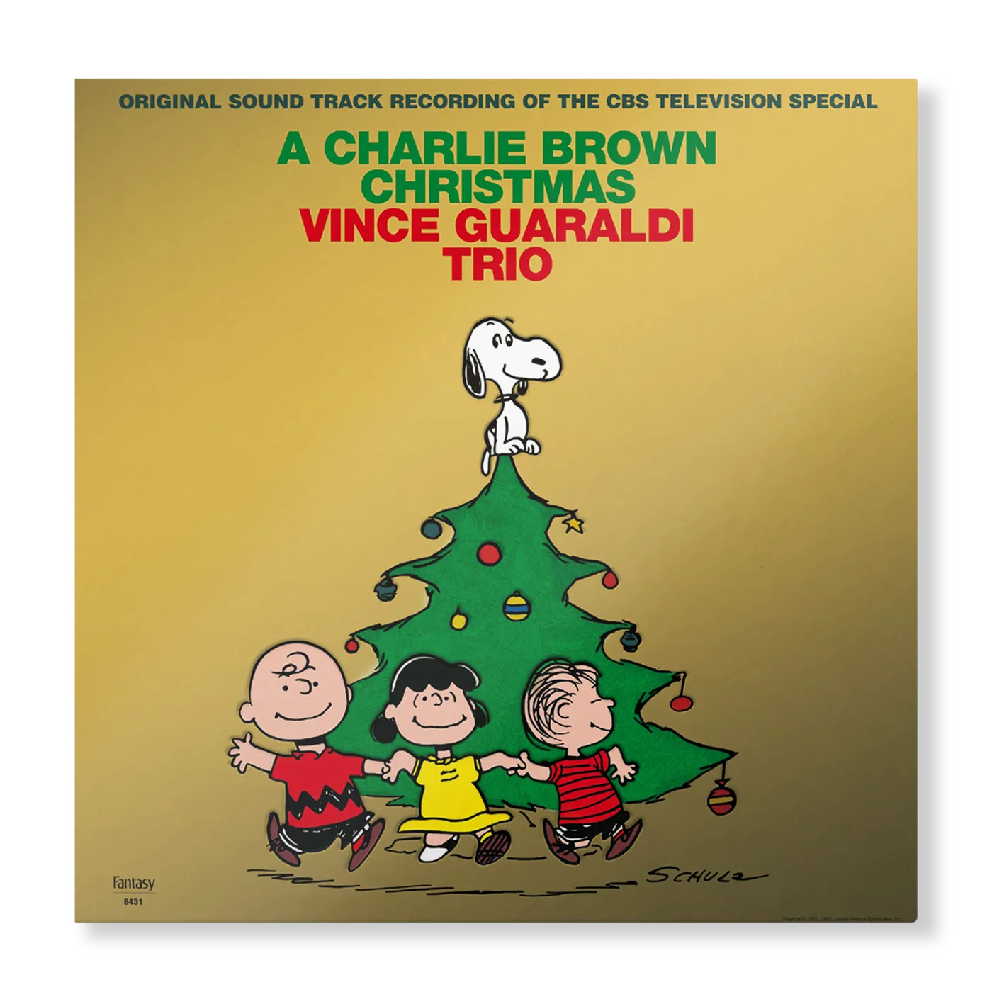 Vince Guaraldi A Charlie Brown Christmas: Gold Foil Edition (Black Vinyl LP)