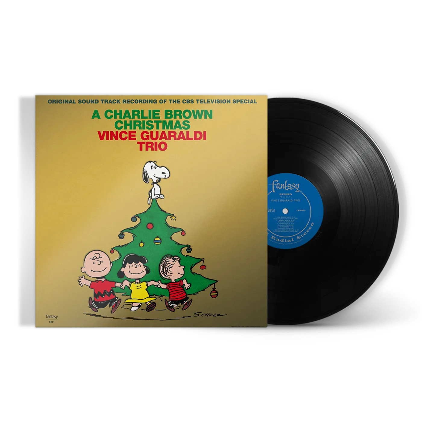Vince Guaraldi A Charlie Brown Christmas: Gold Foil Edition (Black Vinyl LP)