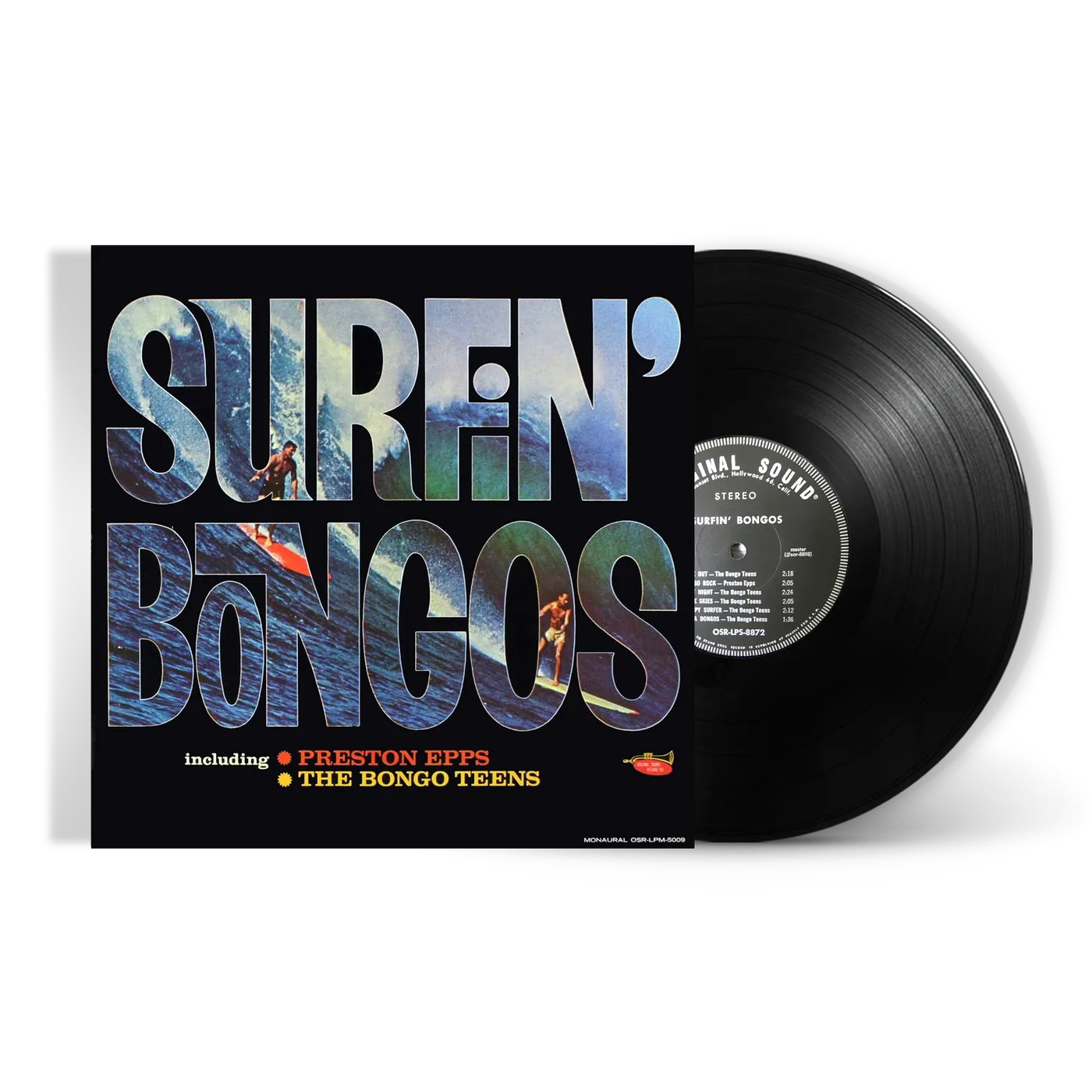 The Bongo Teens Surfin' Bongos: Mono (LP)