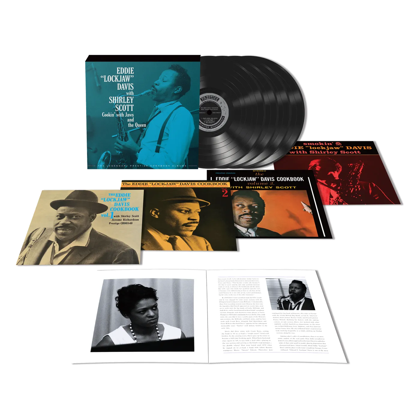 Eddie "Lockjaw" Davis Cookin' With Jaws And The Queen: The Legendary Prestige Cookbook Albums (4-LP) (Vinyl)