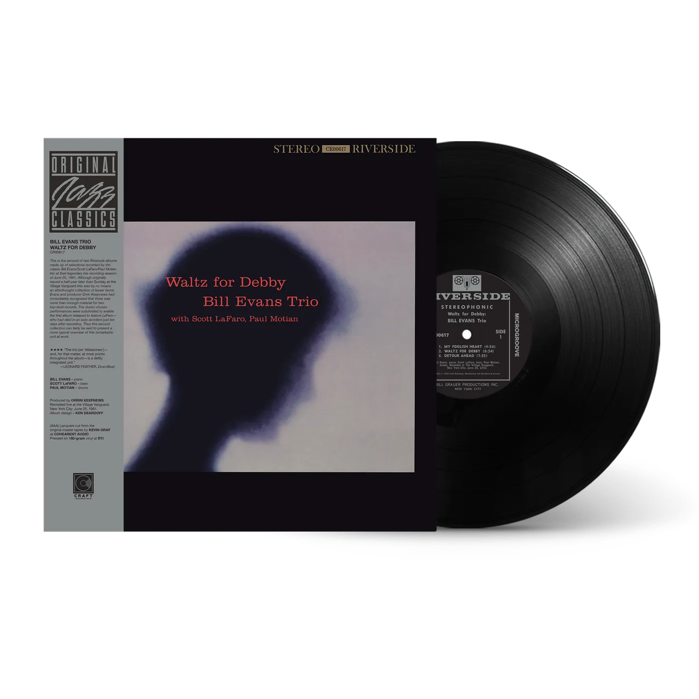 Bill Evans Waltz For Debby (Original Jazz Classics Series) (180g LP) (Vinyl)
