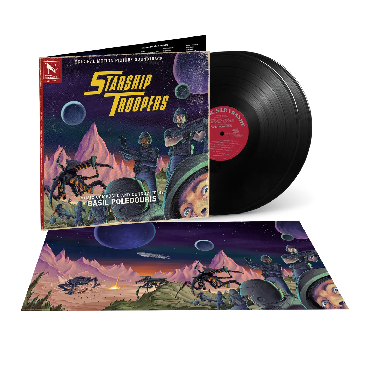 Basil Poledouris Starship Troopers Original Motion Picture Soundtrack Deluxe Edition (2LP - Black Vinyl)