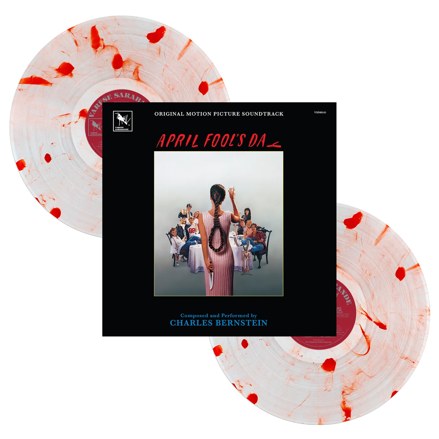 Charles Bernstein April Fool's Day (Original Motion Picture Soundtrack - Varèse Vinyl Club Exclusive Killer Crimson 2-LP)