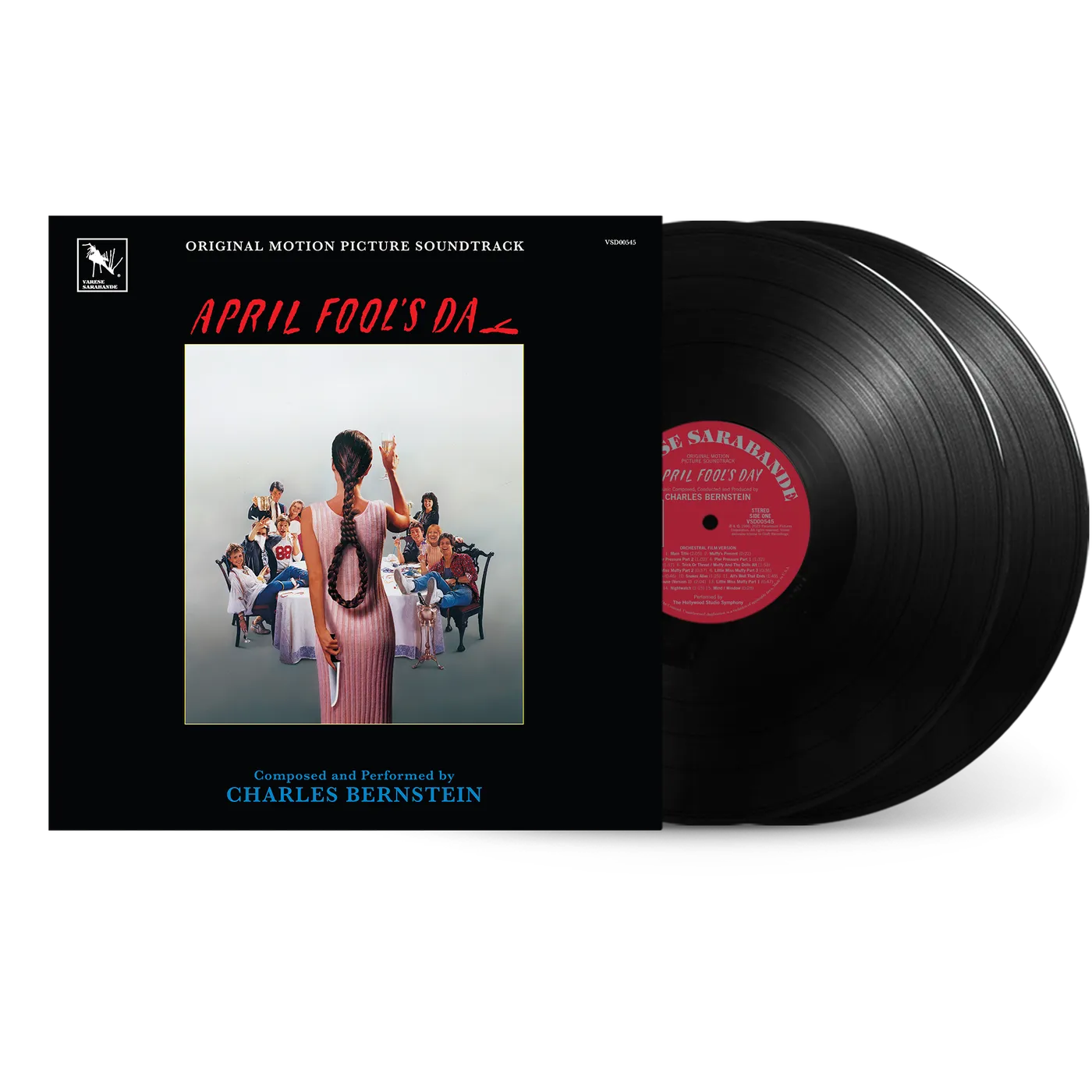 Charles Bernstein April Fool's Day (Original Motion Picture Soundtrack - Black 2-LP) (Vinyl)