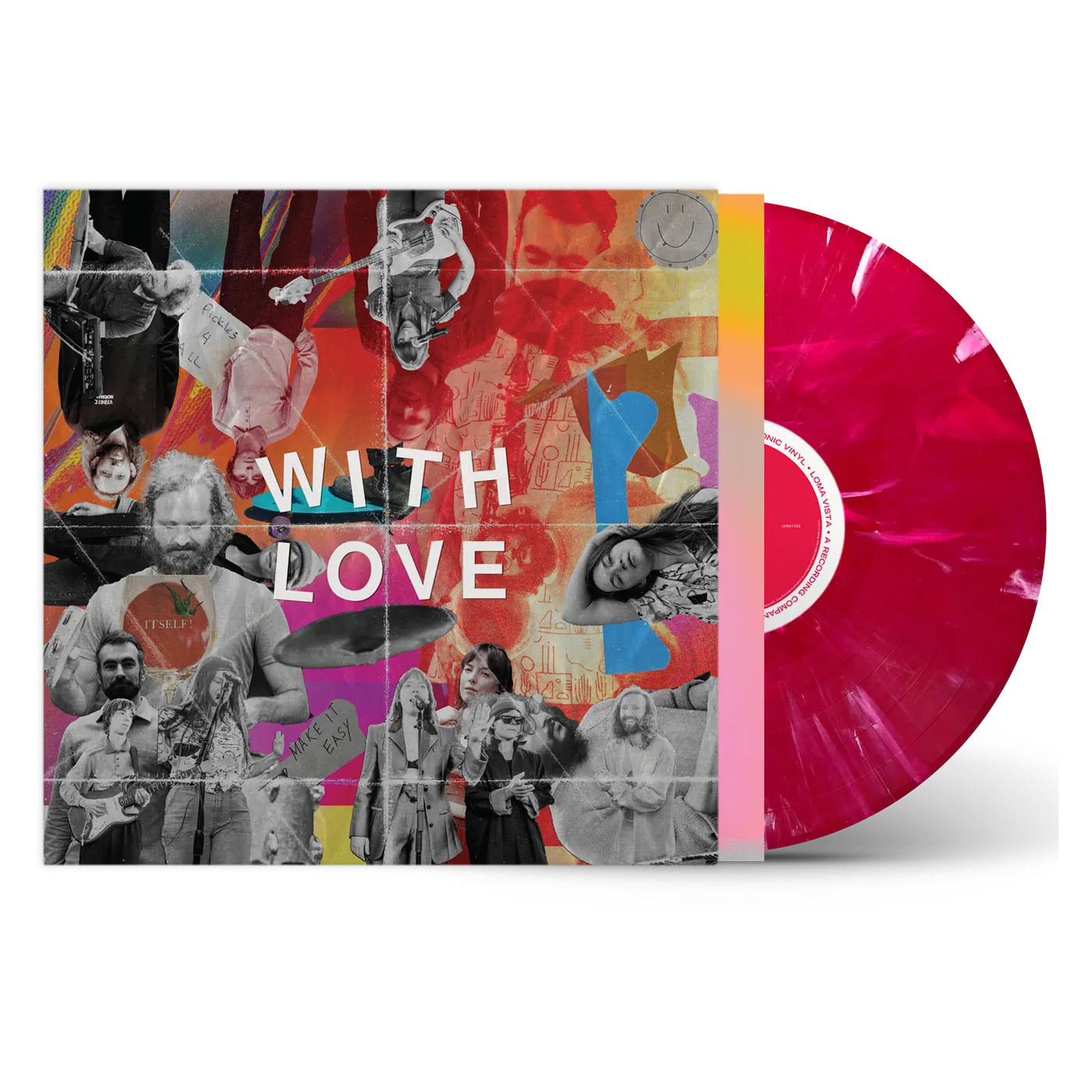 Sylvan Esso With Love Red LP (Vinyl)