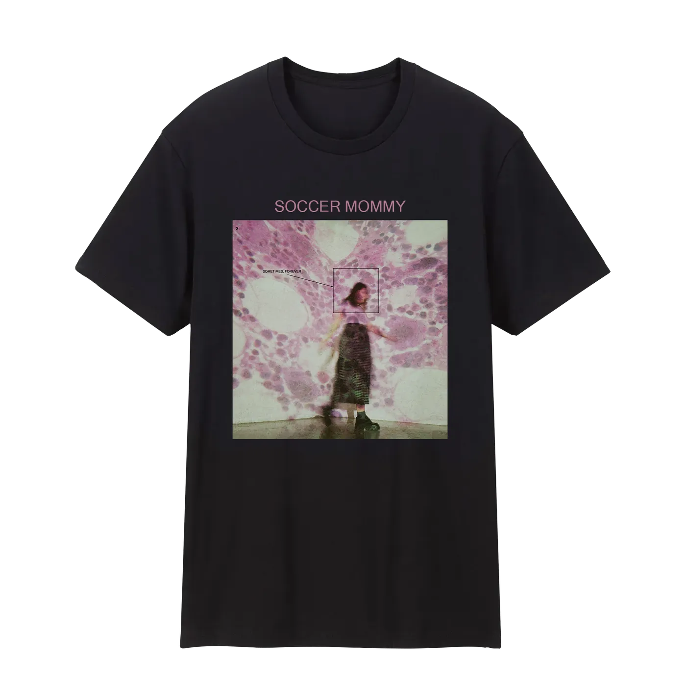 Soccer Mommy Sometimes, Forever Black T-Shirt