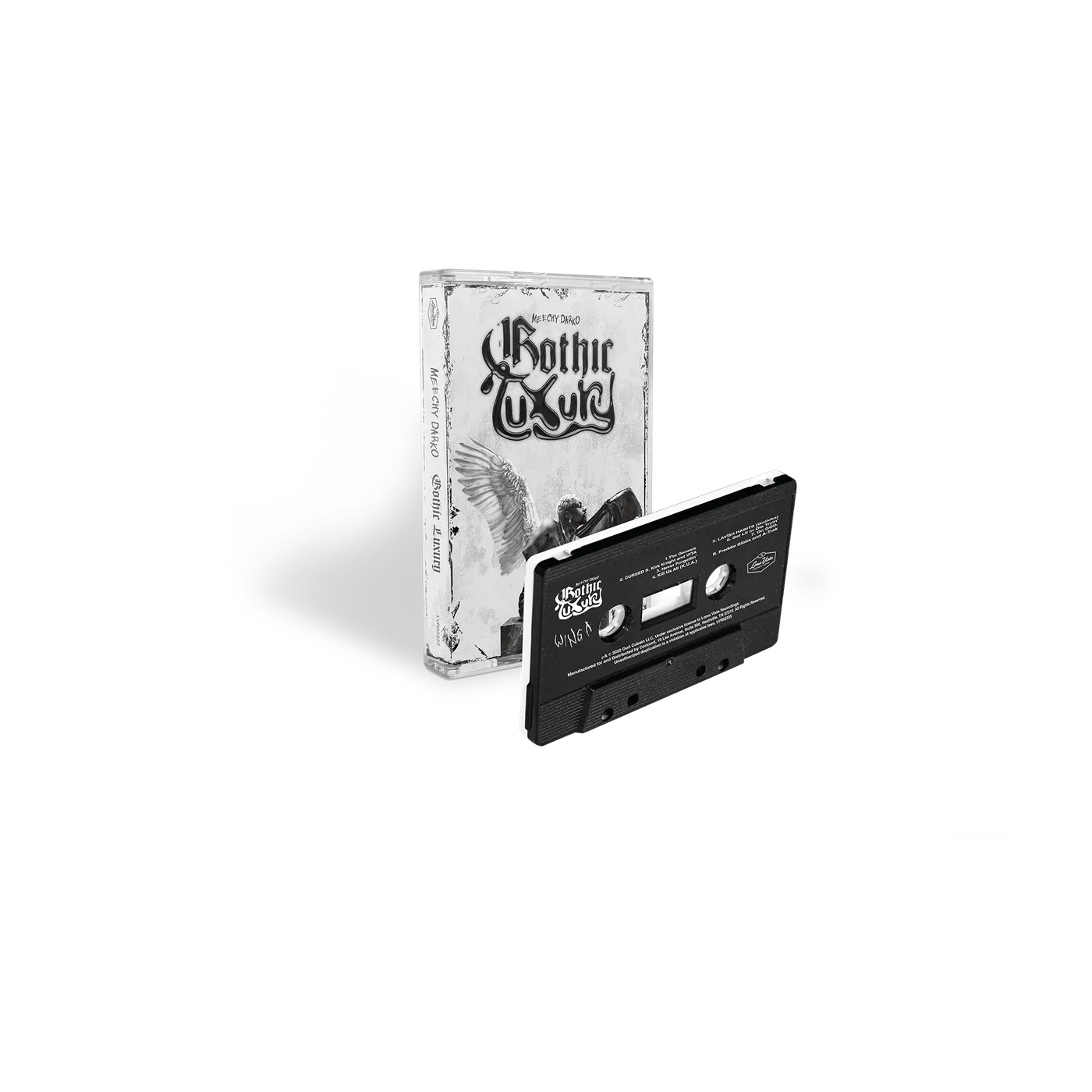 Meechy Darko Limited Edition Split Color Black / White Cassette