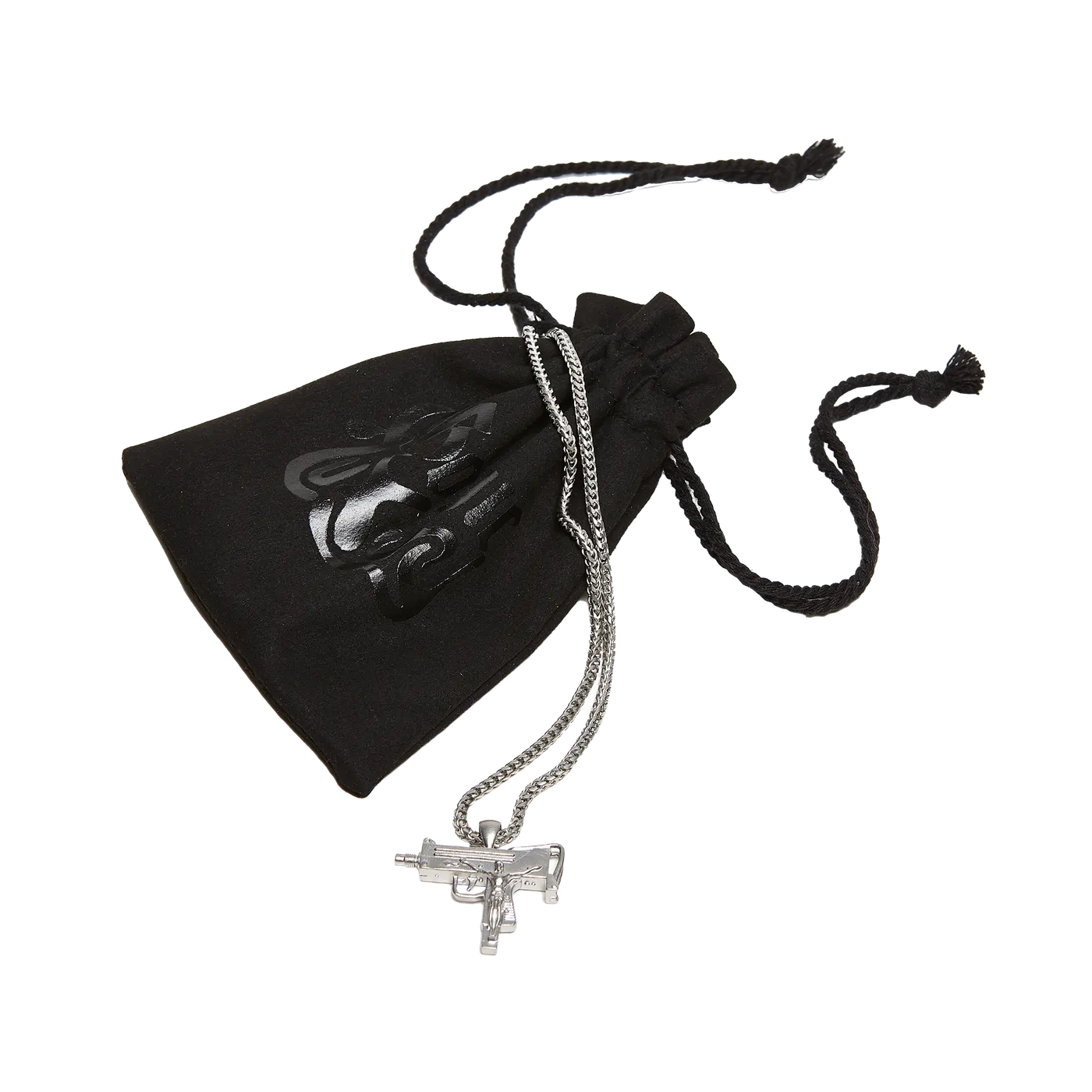 Limited Edition Meechy Darko Mac-10 White Gold Chain