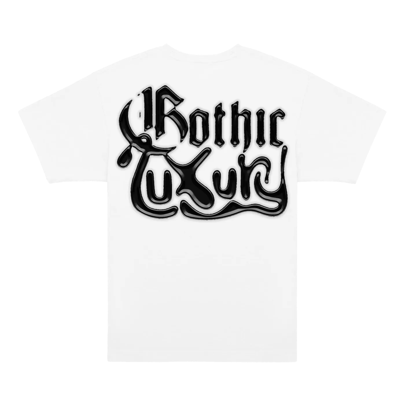 Meechy Darko Gothic Luxury White Shortsleeve