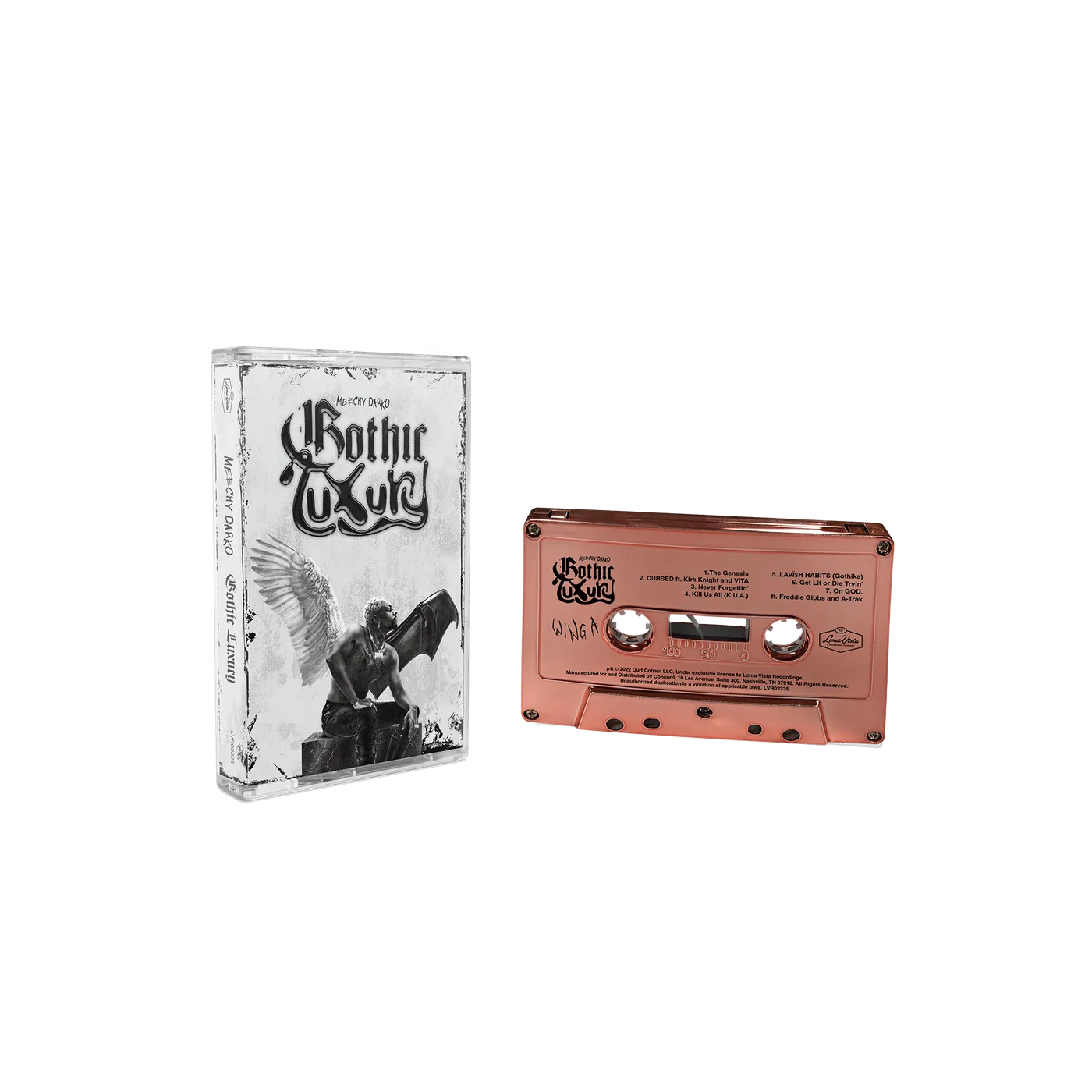 Meechy Darko Gothic Luxury Limited Edition Metallic Rose Gold Cassette
