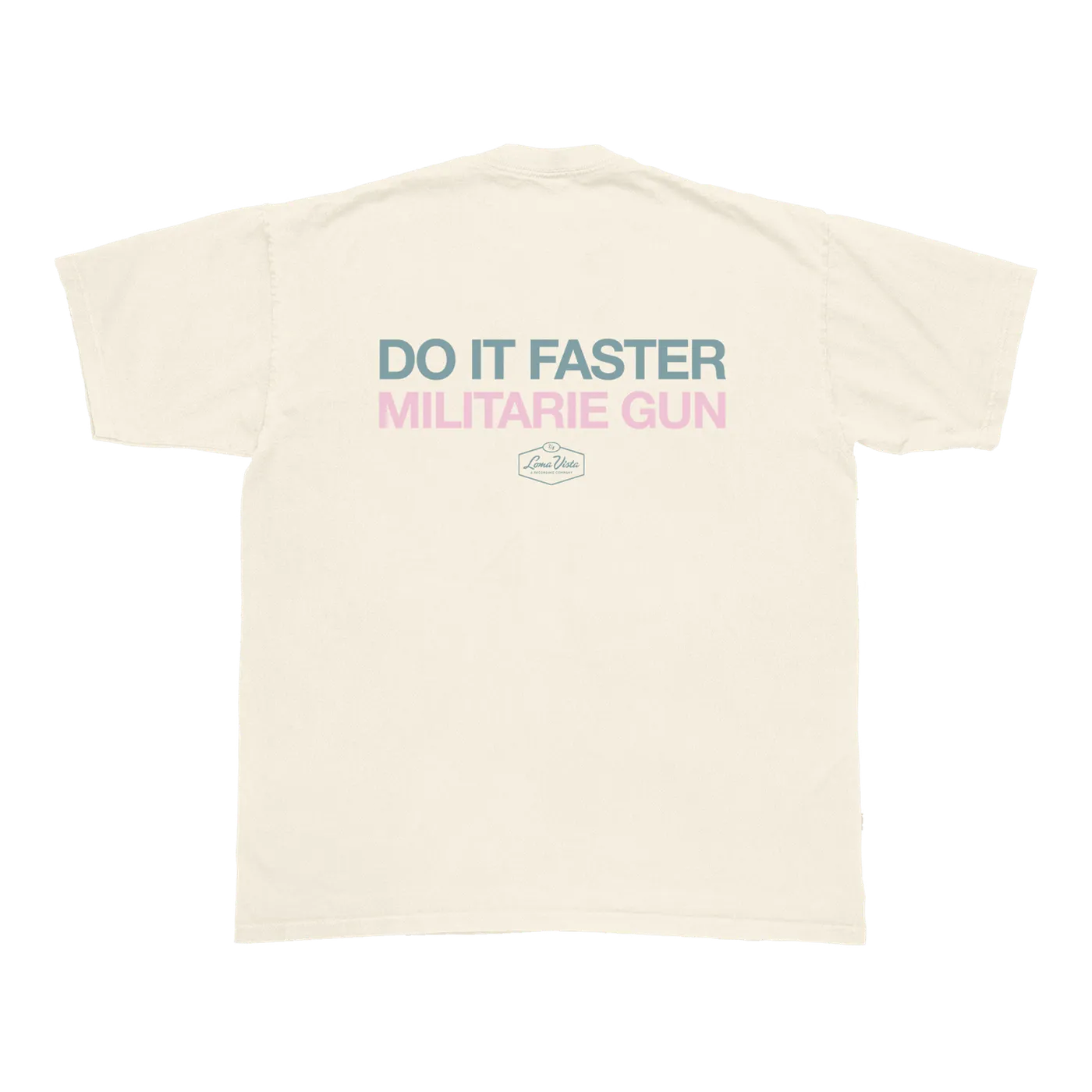 Militarie Gun Do It Faster Ivory T-Shirt