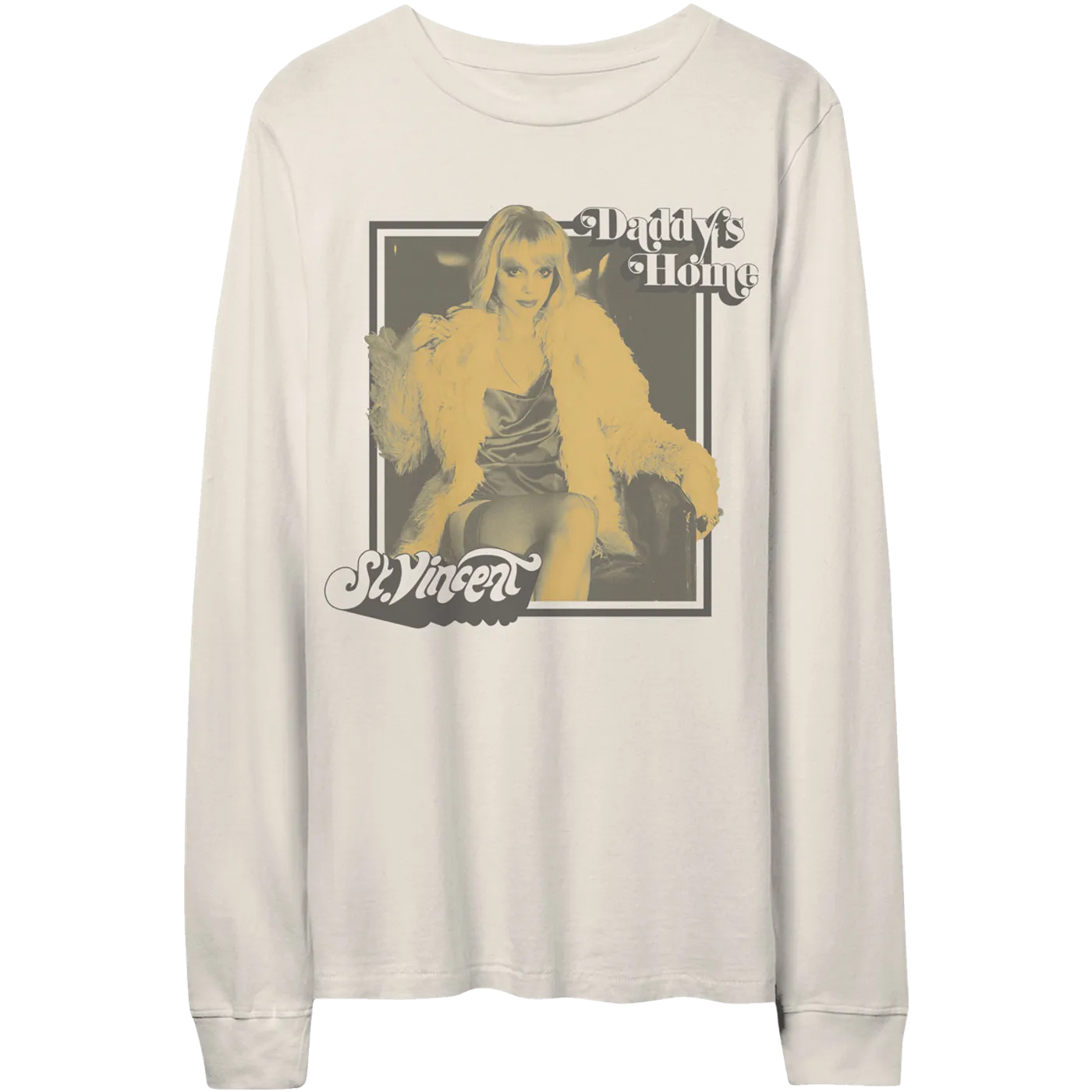 St. Vincent - Daddy's Home White Longsleeve