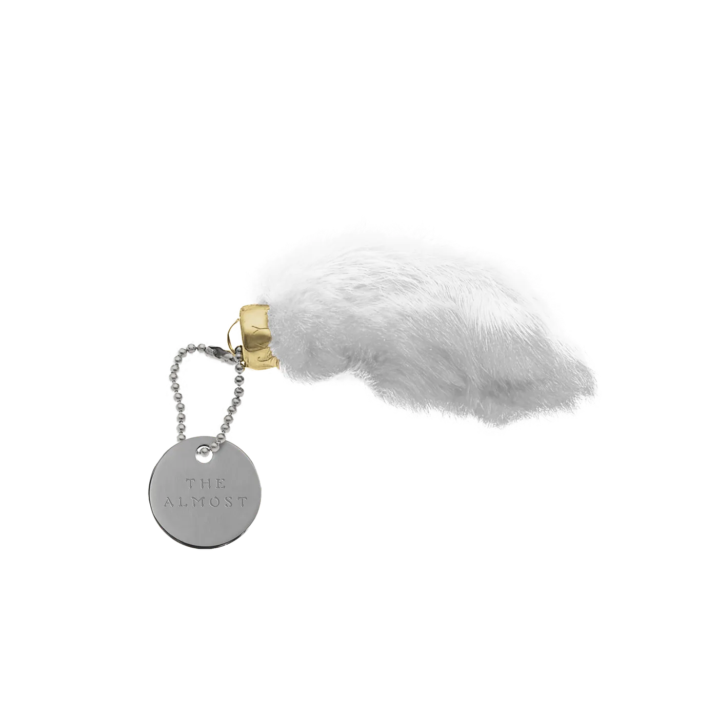 Almost Rabbit's Foot Keychain
