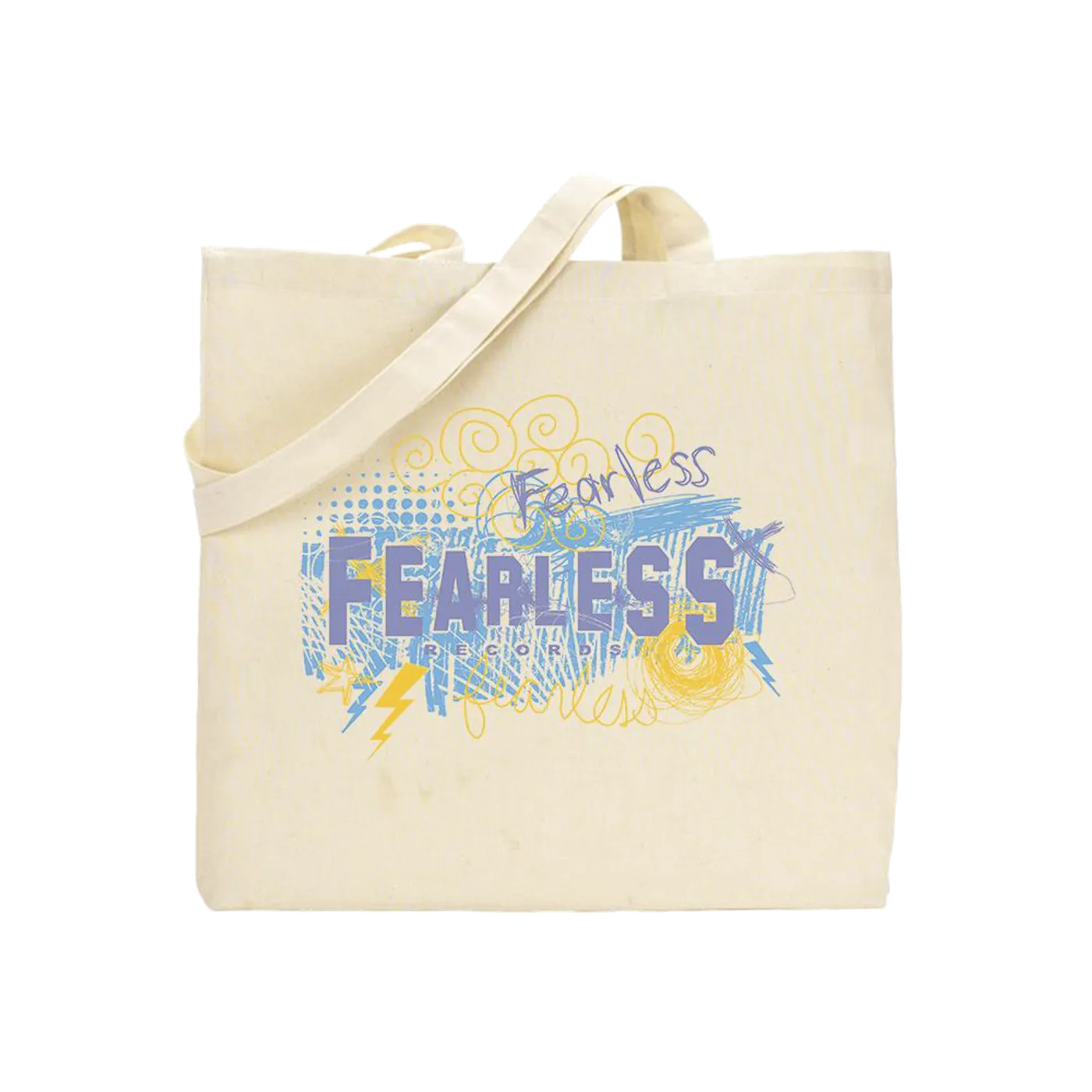 Fearless Records Fearless Logo Natural Tote Bag