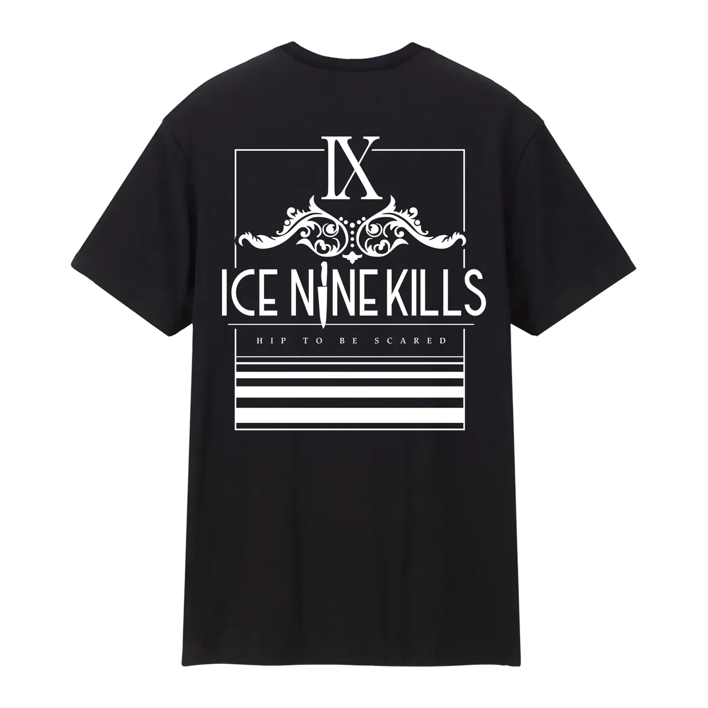 Ice Nine Kills "Hip To Be Scared Card" Black T-Shirt