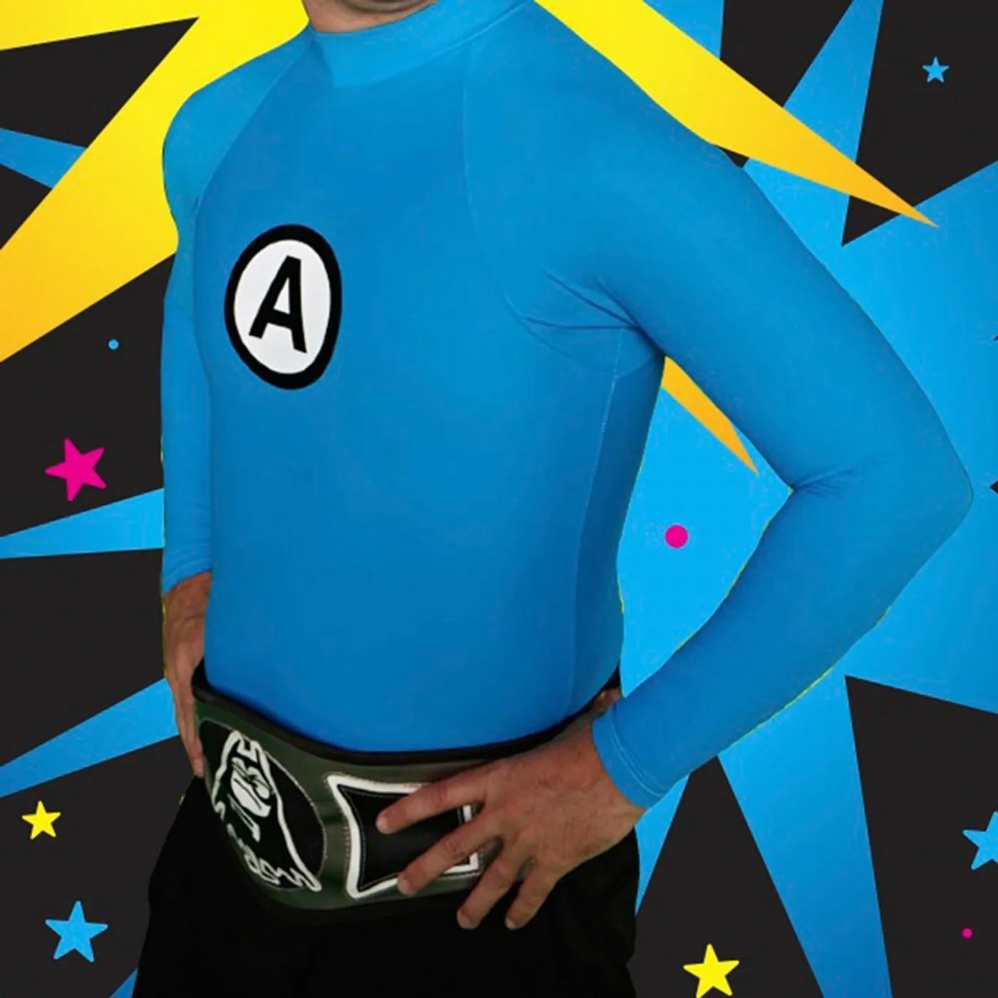 The Aquabats! Logo Blue Rashguard Longsleeve