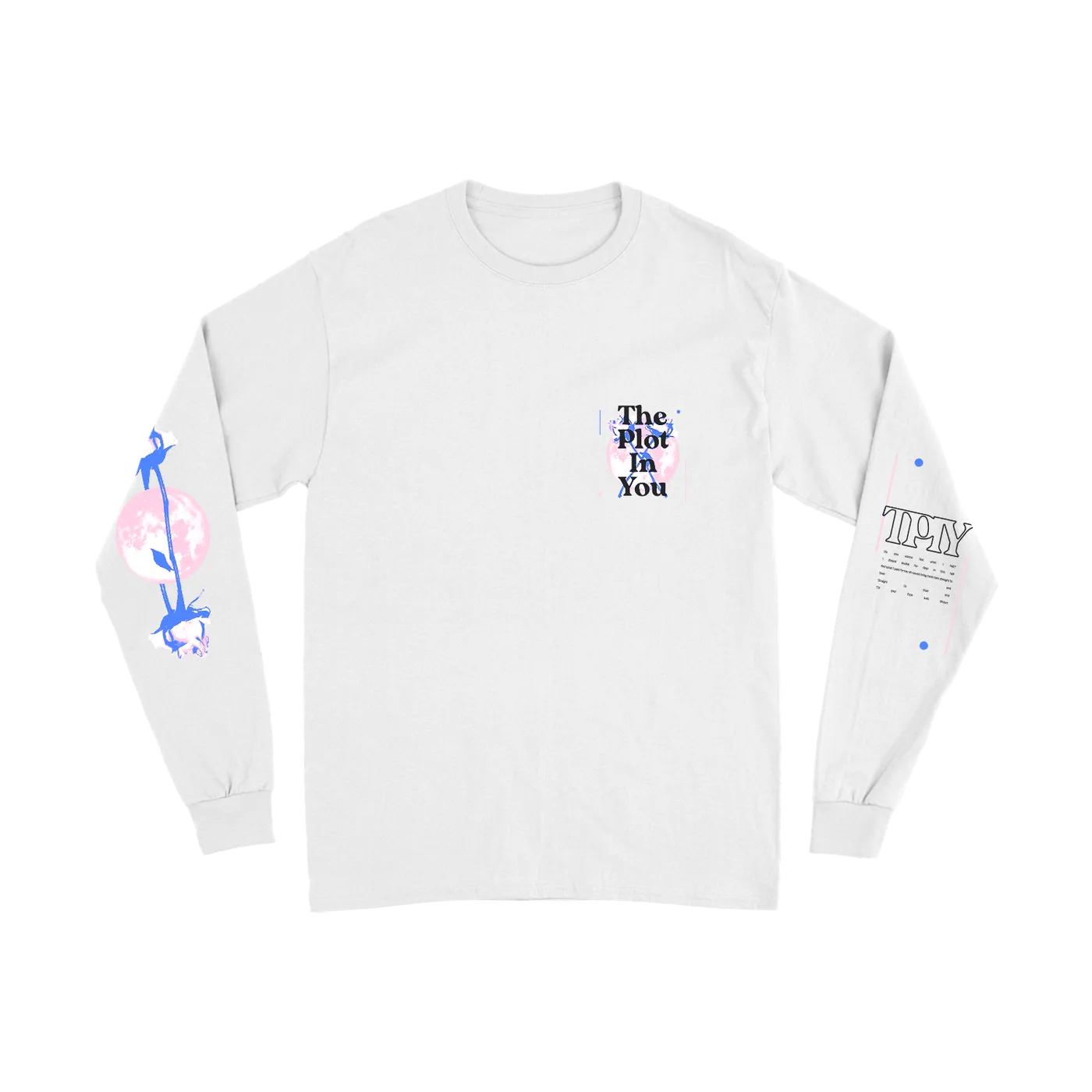 The Plot In You "Stray" White Long Sleeve T-Shirt