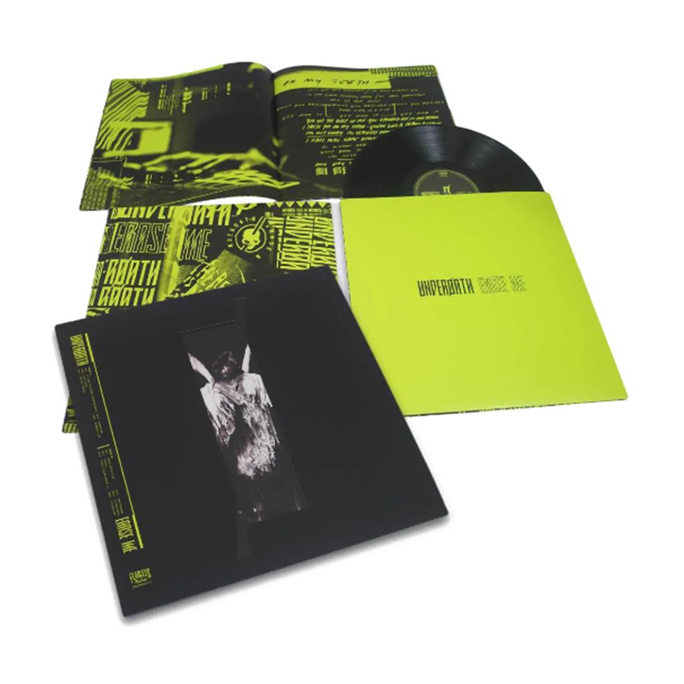 Underoath Erase Me Translucent Black Deluxe Vinyl LP