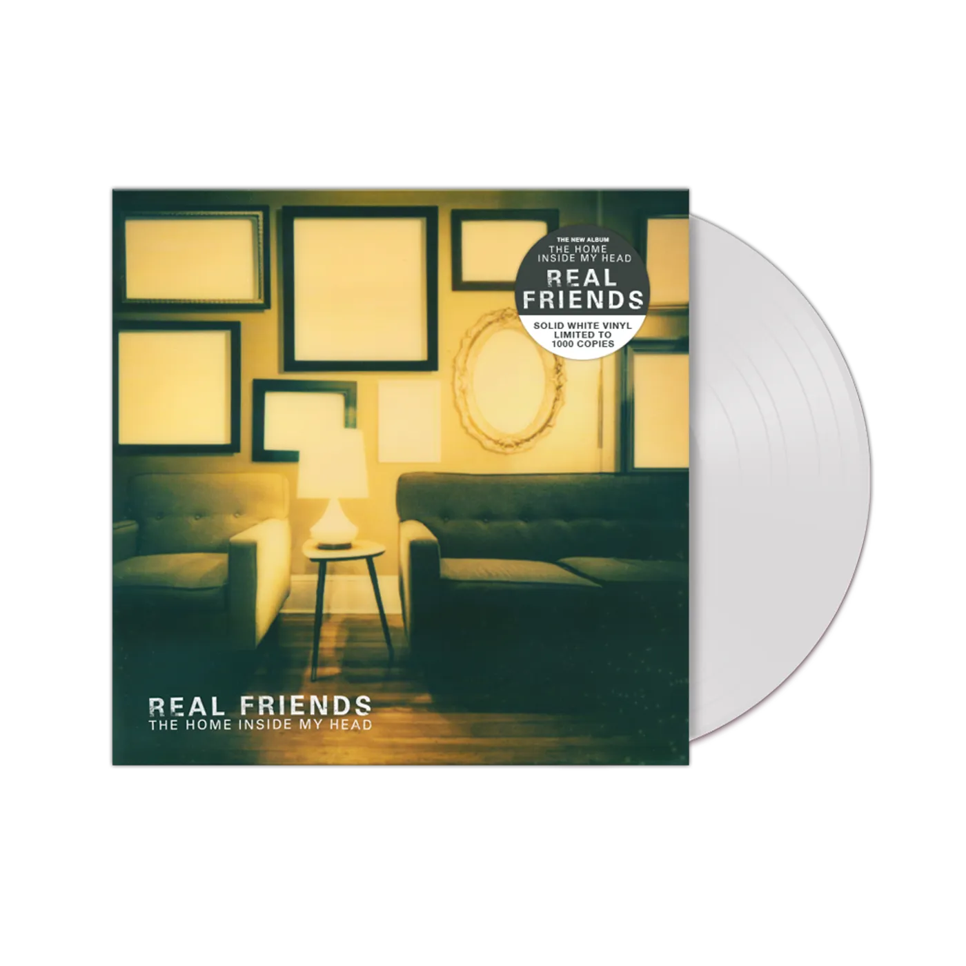 Real Friends The Home Inside My Head White Vinyl LP