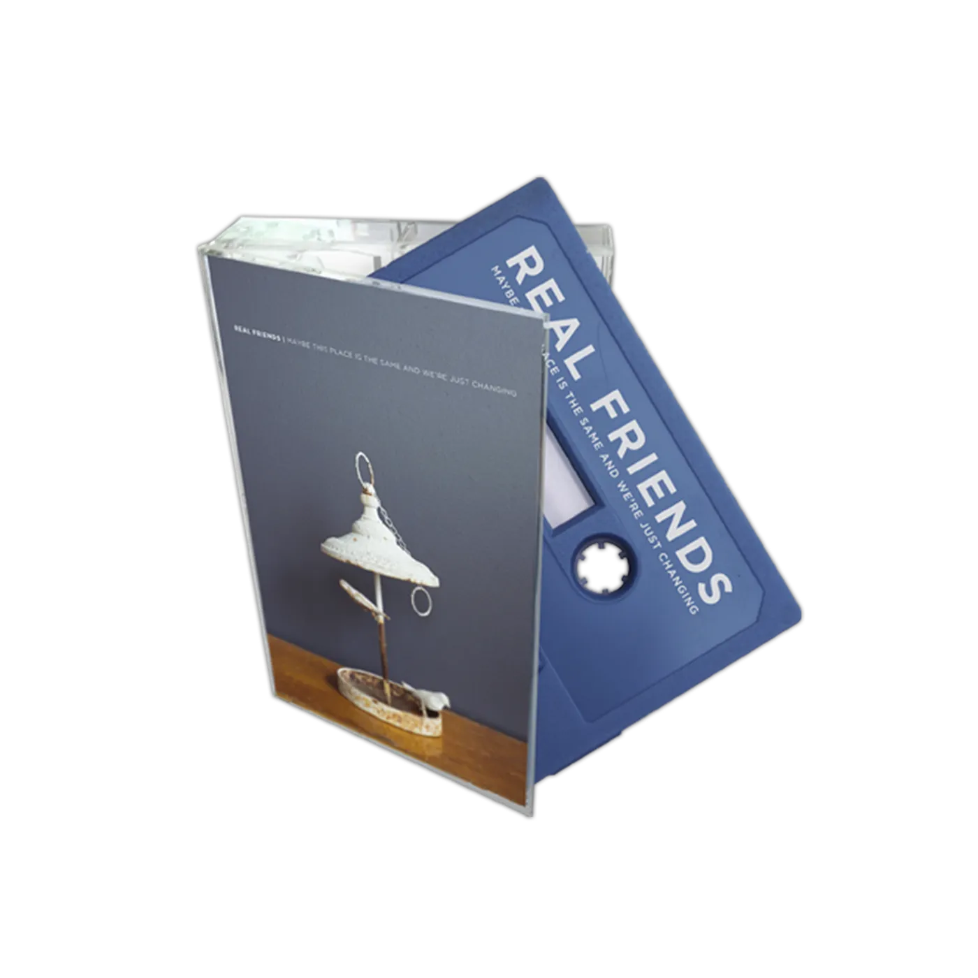 Real Friends Maybe This Place Is The Same Blue Cassette