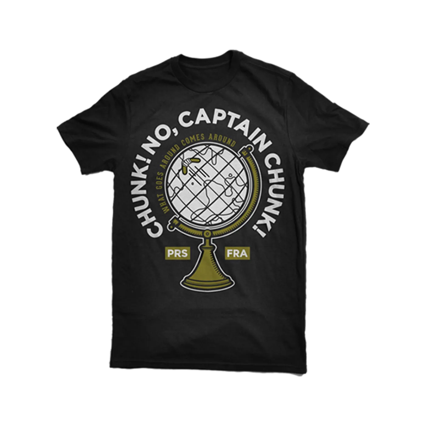 Chunk! No, Captain Chunk! Globe Tee - Black