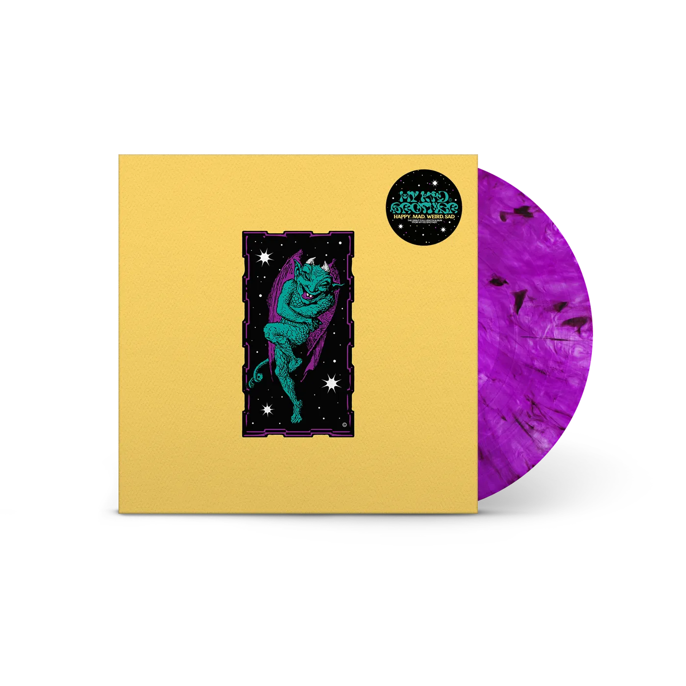 My Kid Brother "Happy.Mad.Weird.Sad" Purple Smoke LP (Vinyl)