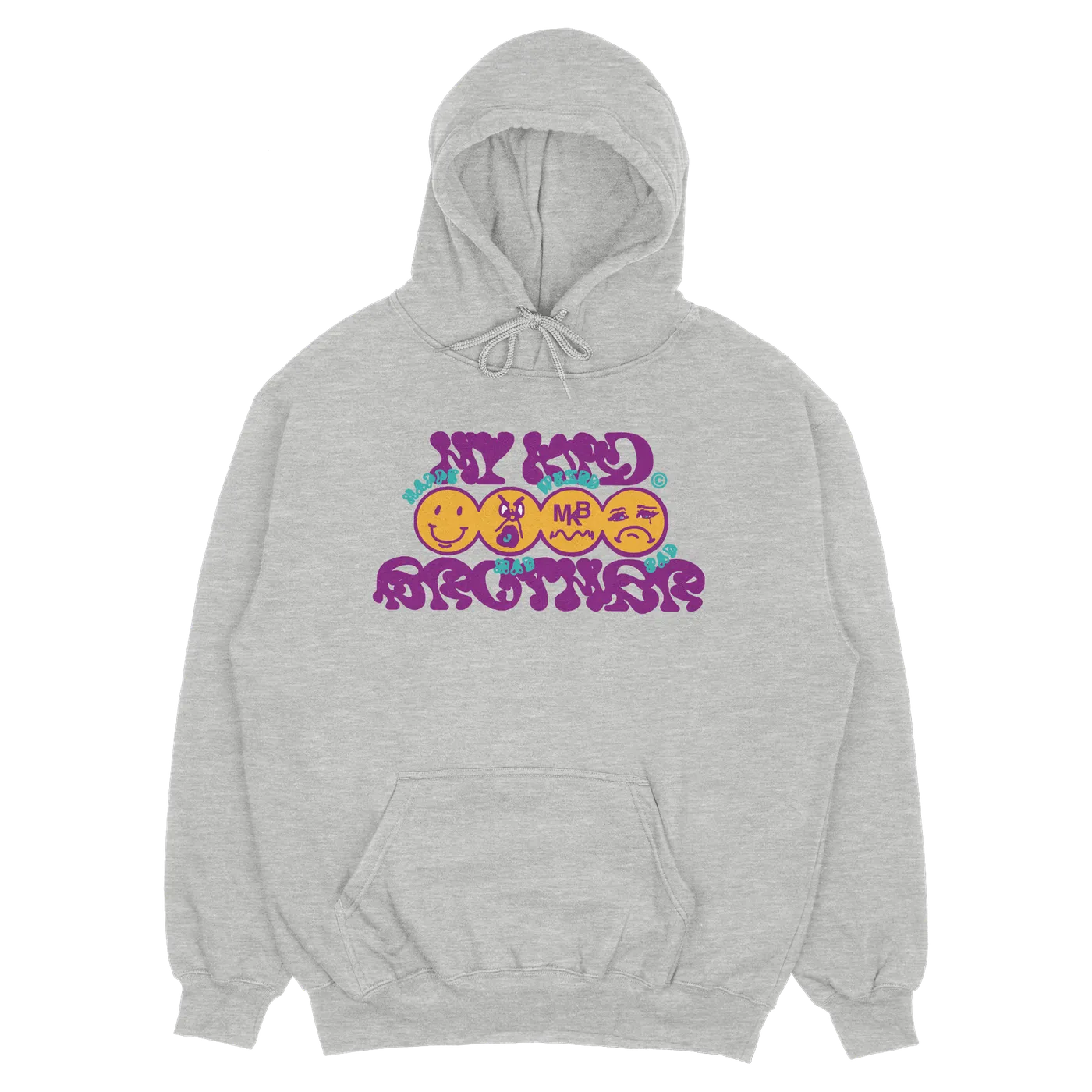 My Kid Brother "H.M.W.S Faces" Hoodie