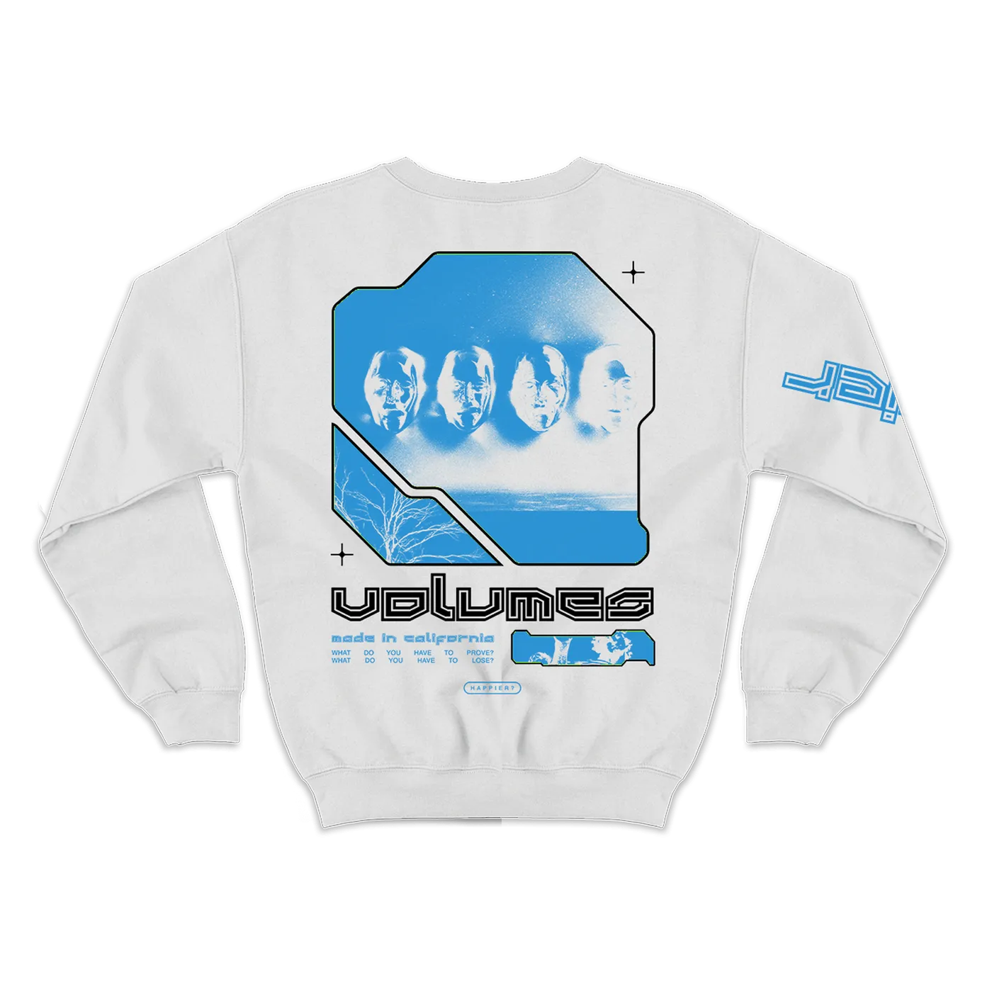 Volumes "Enclosed Faces" Crewneck Sweatshirt