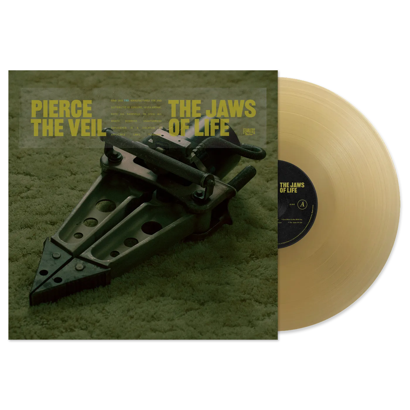Pierce The Veil "The Jaws Of Life" Tan Vinyl