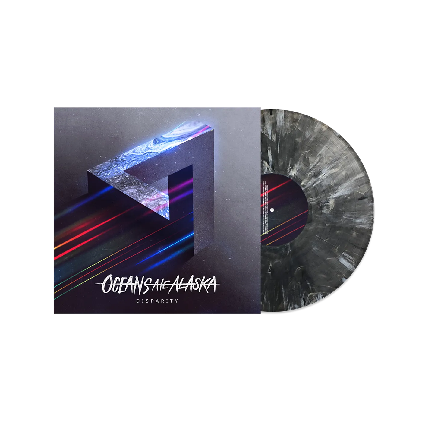 Oceans Ate Alaska "Disparity" Black/White Marble Vinyl