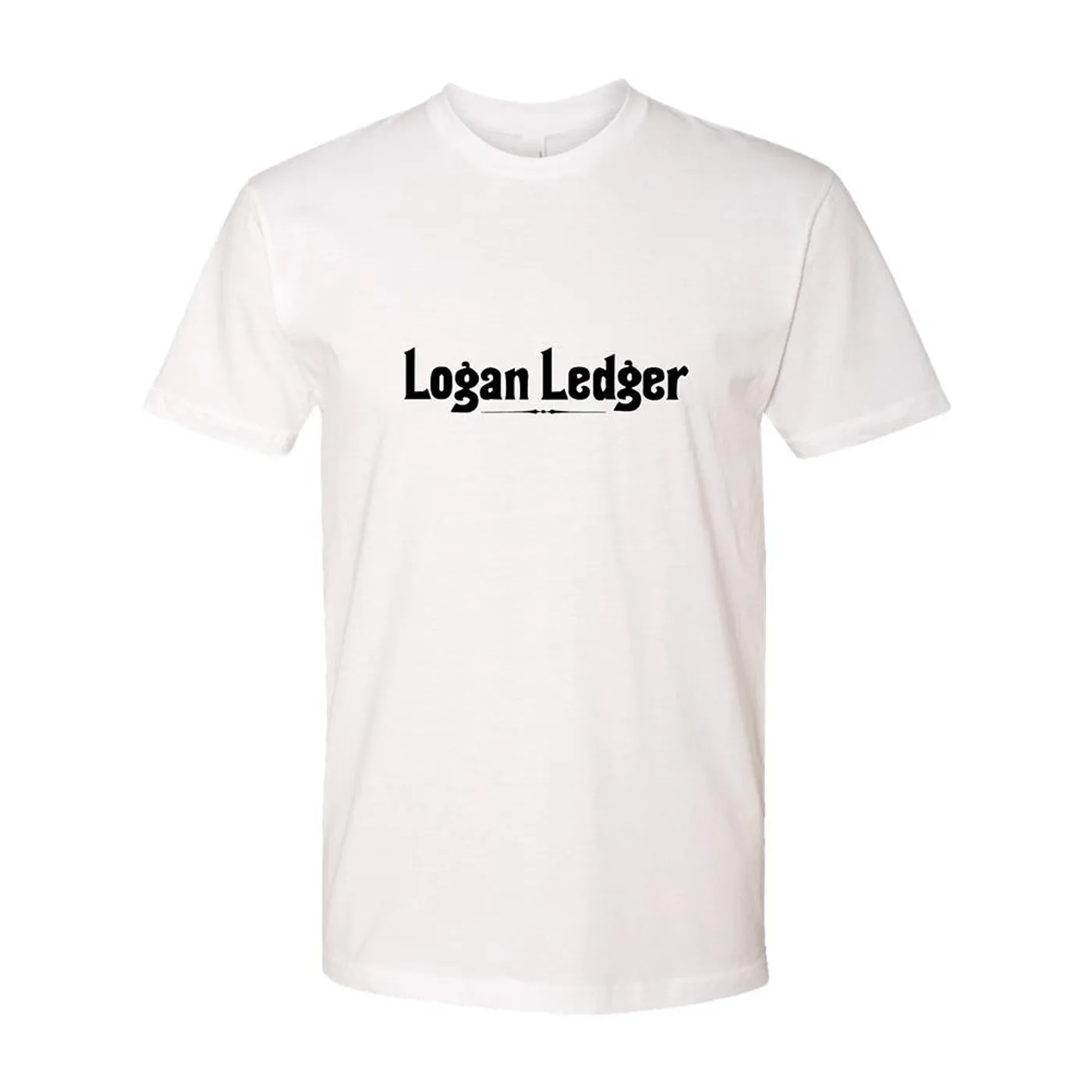 Logan Ledger White Unisex Crew T-Shirt