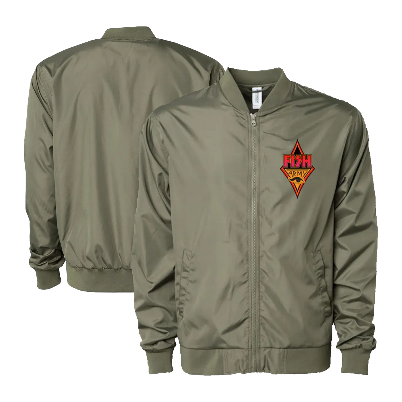 Samantha Fish Fish Army Olive Green Bomber Jacket