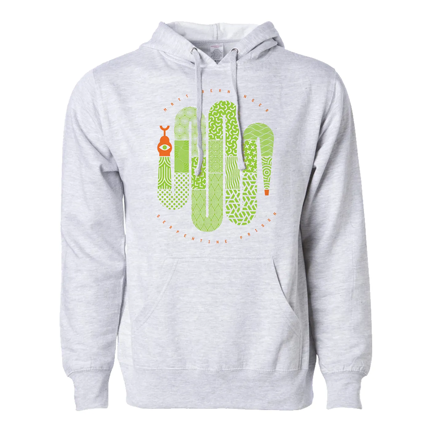 Matt Berninger Serpentine Prison Grey Pullover Hoodie