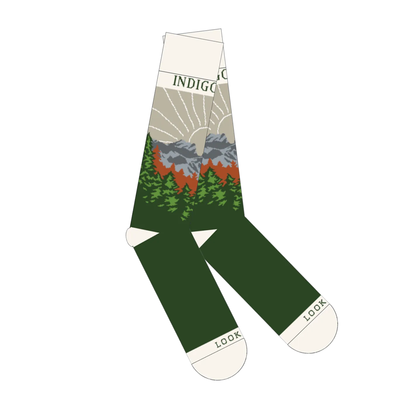 Indigo Girls Look Long Forest Socks