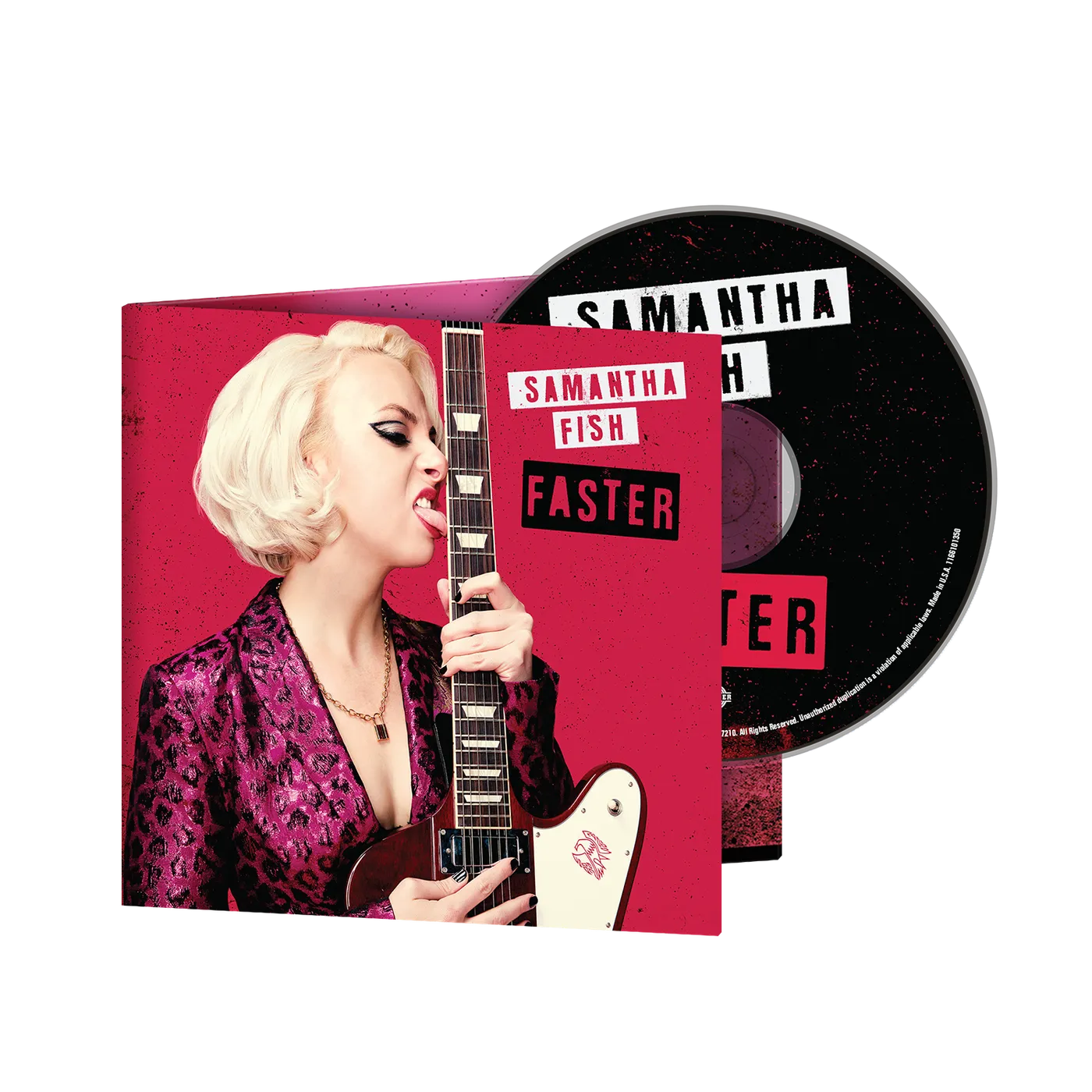 Samantha Fish "Faster" CD w/ SIGNED & NUMBERED  5" x 5" Collectors Album Art Print