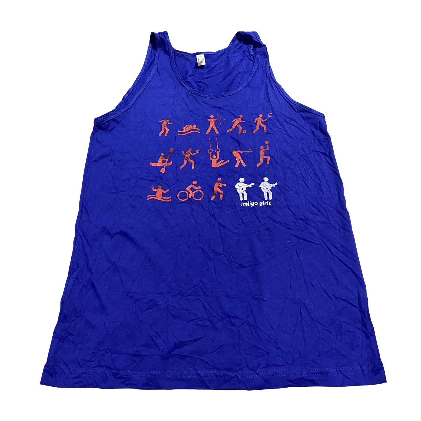 Indigo Girls Blue Sport Tank