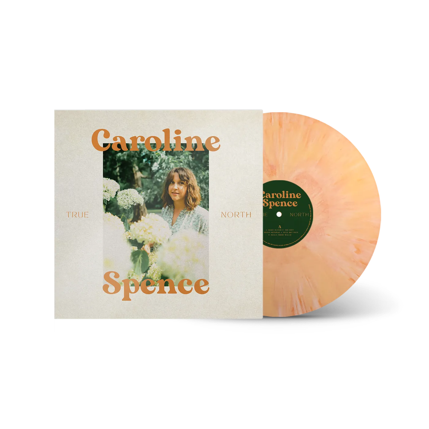Caroline Spence "True North" Dreamsicle Limited Edition Vinyl (Signed or Unsigned)