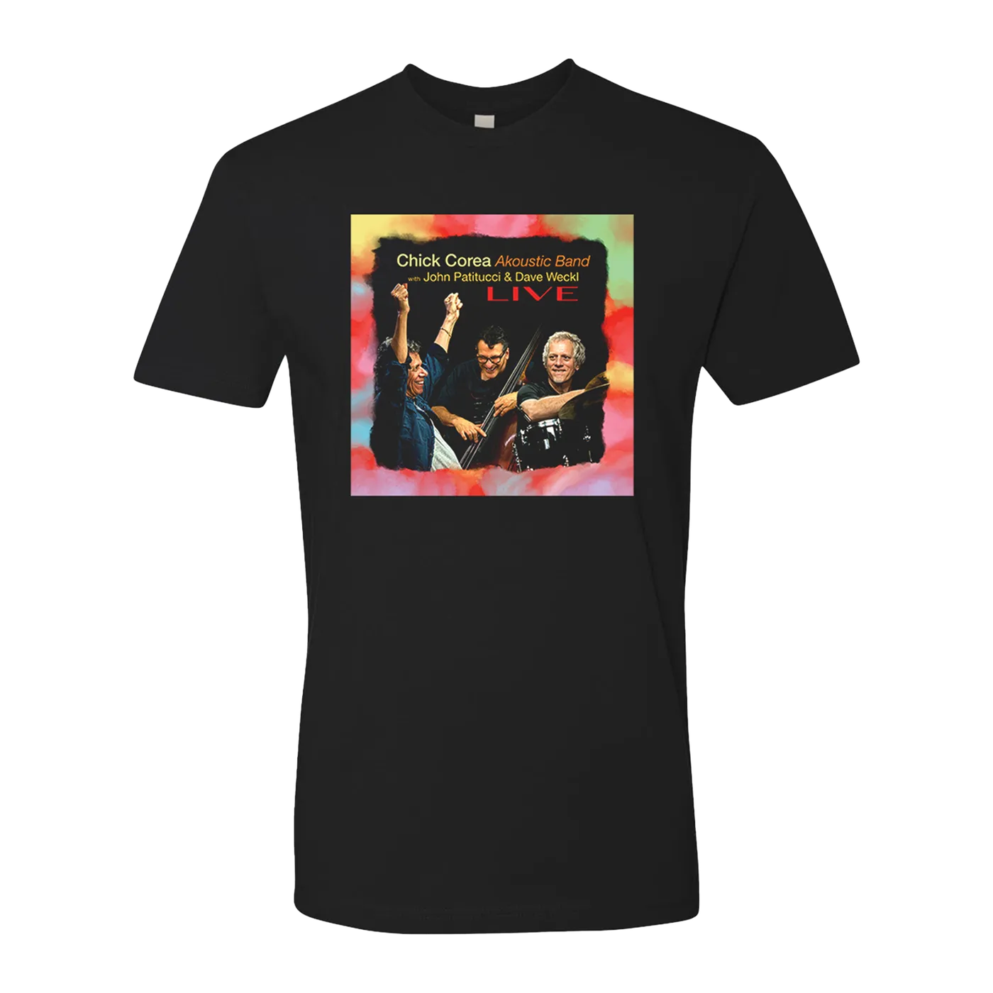Chick Corea Akoustic Band LIVE Black Unisex Tee