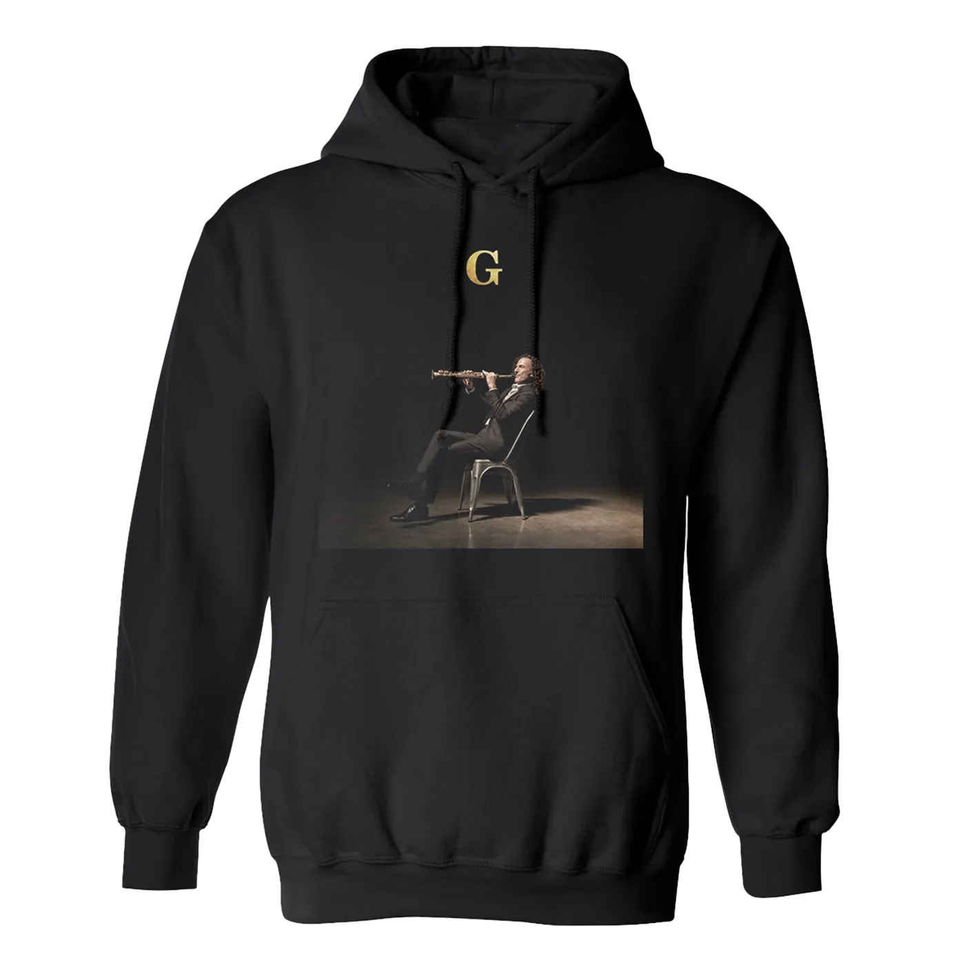 Kenny G "New Standards" Album Cover Black Hoodie