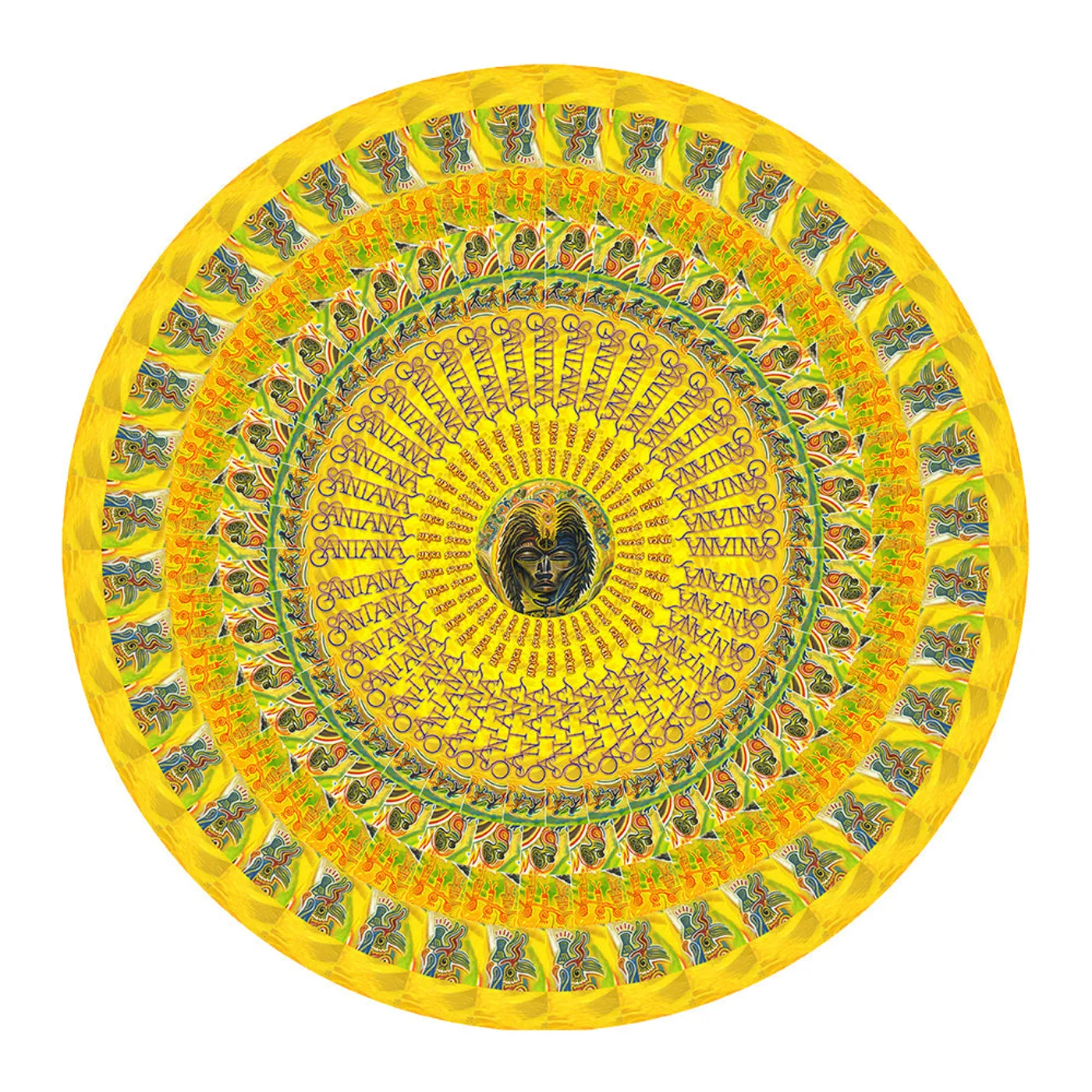 Santana Africa Speaks Turntable Mat