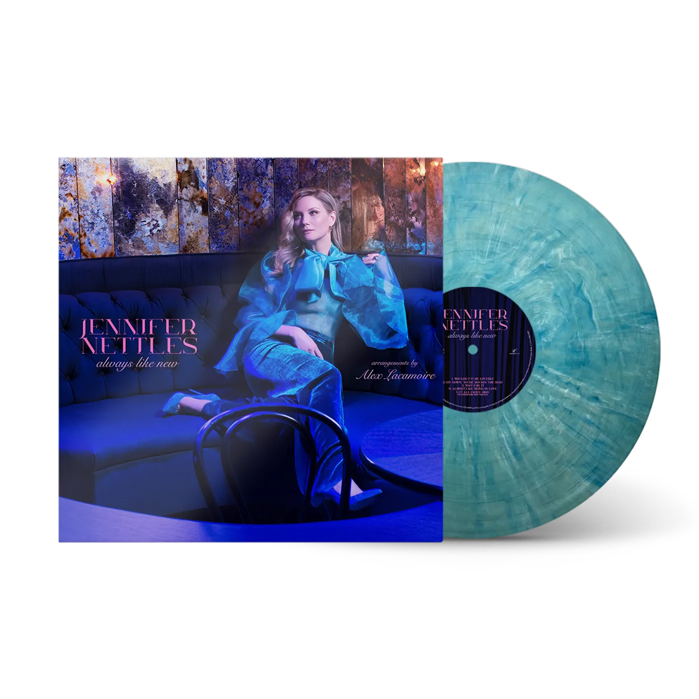 Jennifer Nettles Always Like New Limited Edition SIGNED or UNSIGNED Serenity Blue Vinyl (500 for the World)
