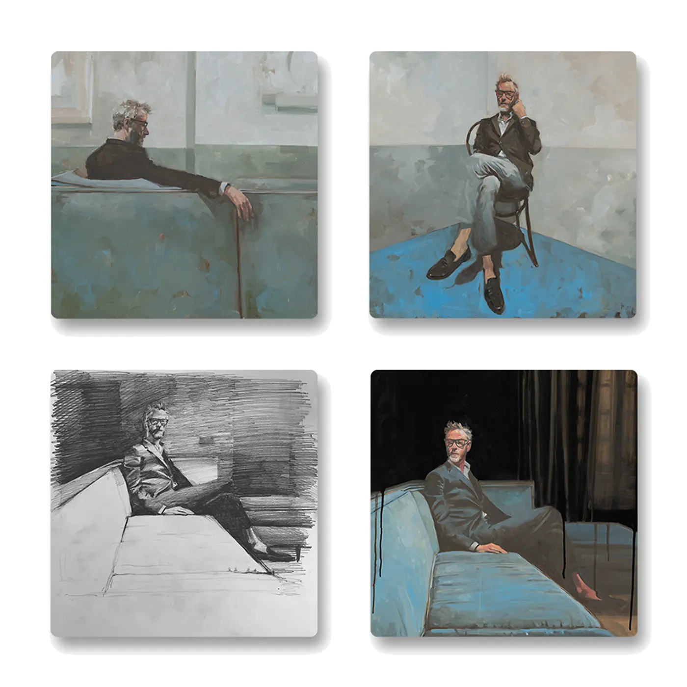 Matt Berninger Serpentine Prison Coaster Set