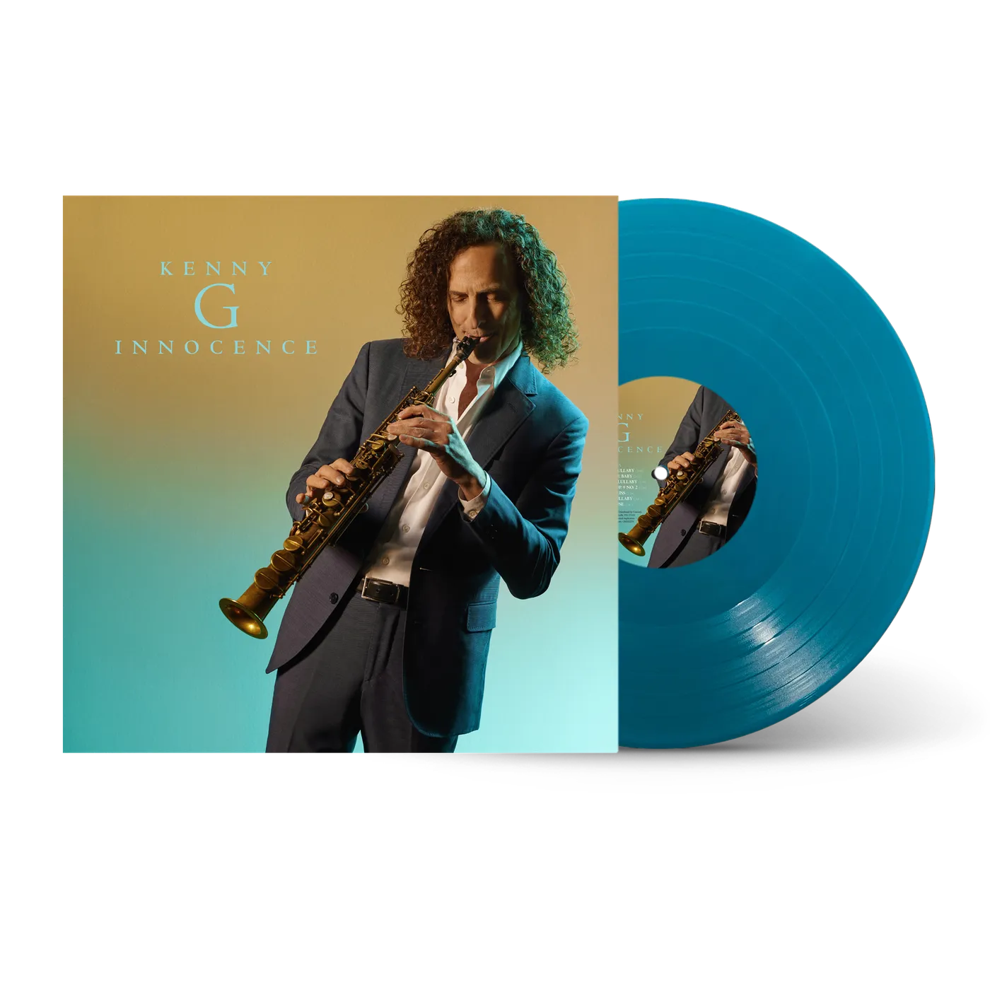 Kenny G *SIGNED* Innocence Limited Edition Sea Blue Vinyl